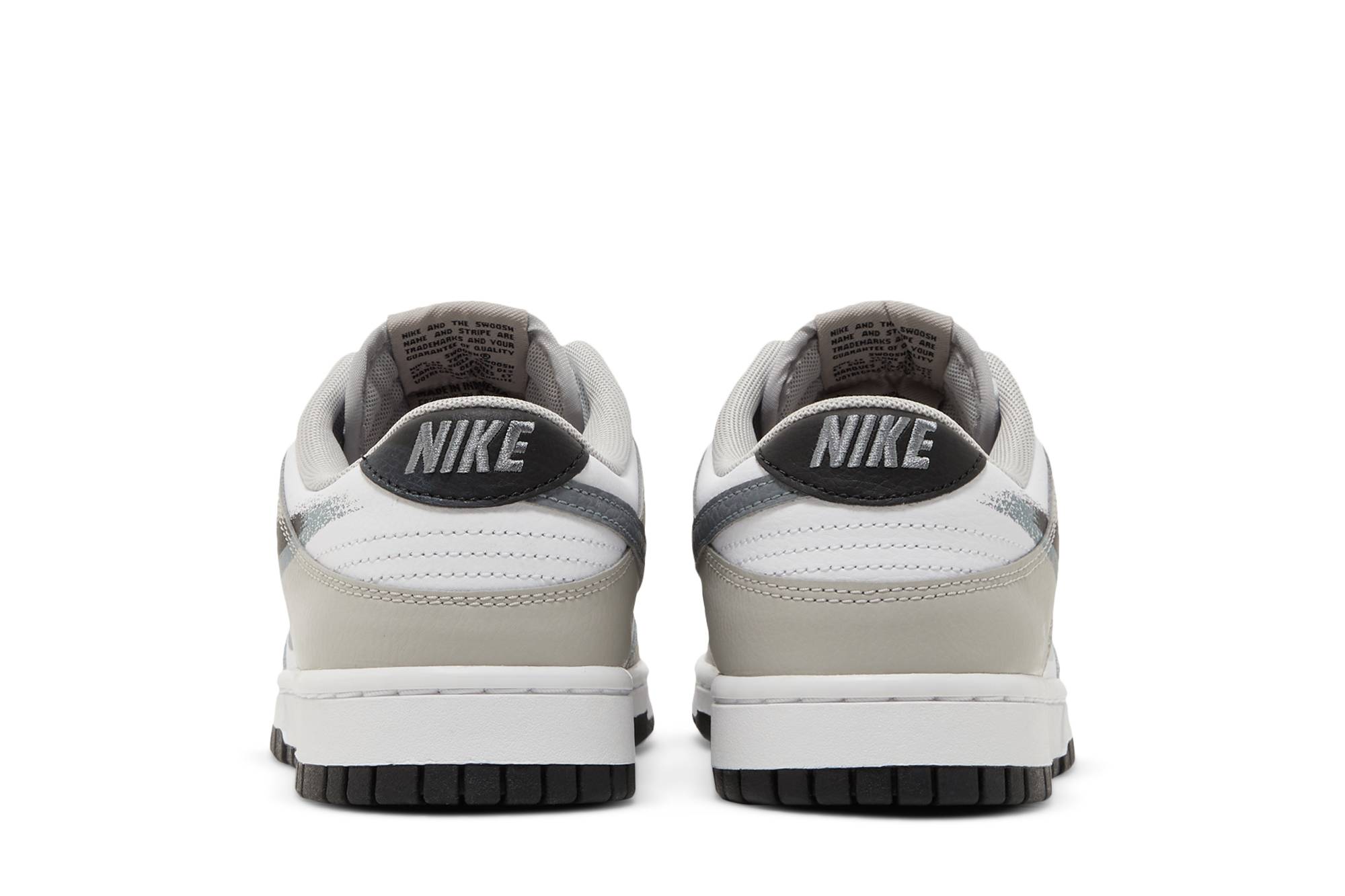 Nike Dunk Low Stencil Swoosh FD0661-100 Nicesnk
