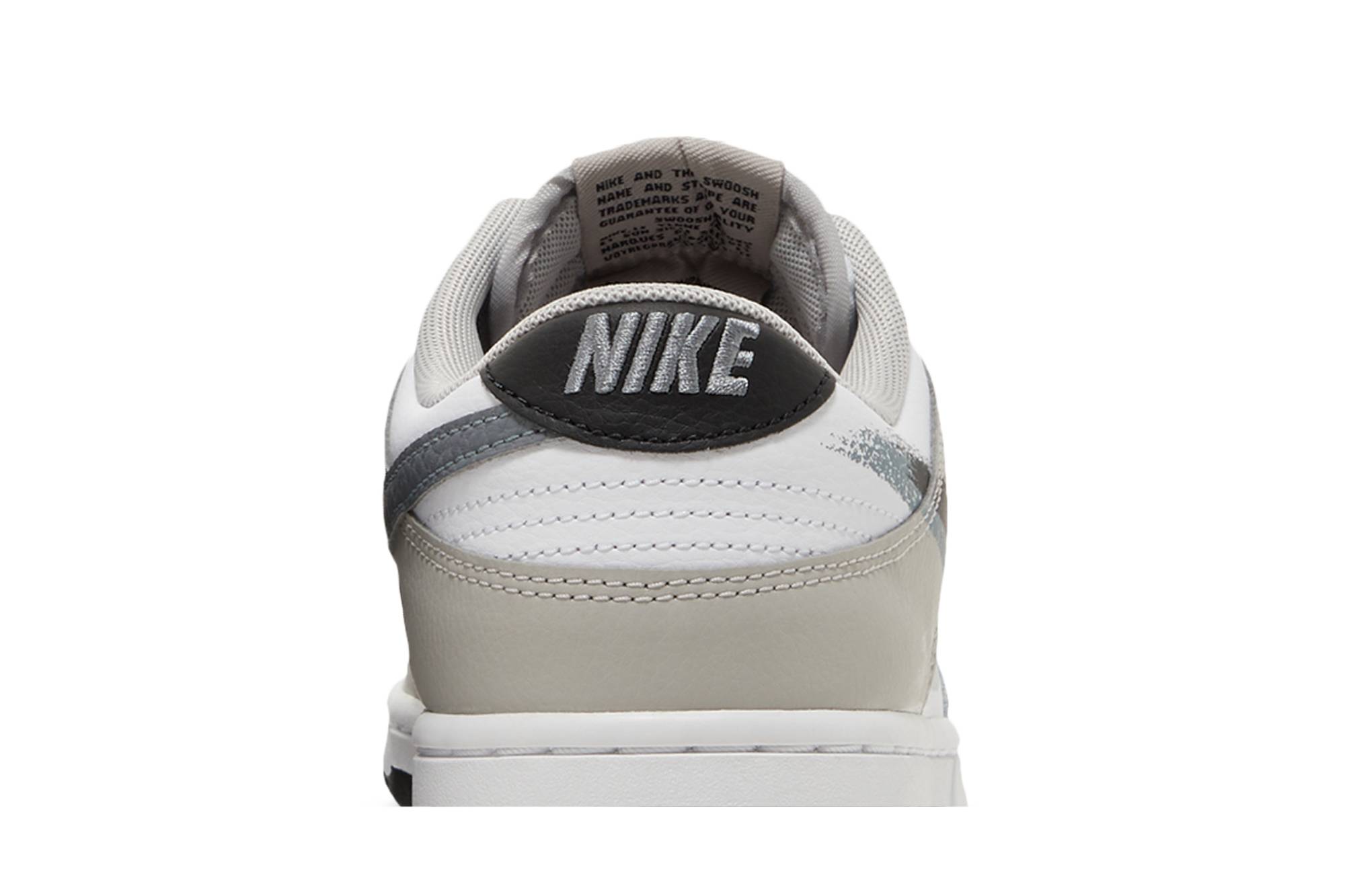 Nike Dunk Low Stencil Swoosh FD0661-100 Nicesnk