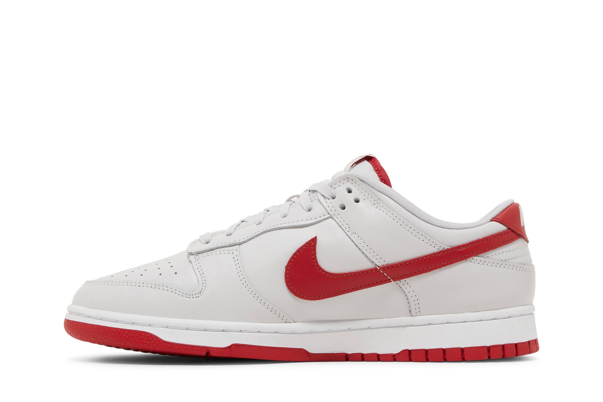 Nike Dunk Low Vast Grey Varsity Red FJ0832-011 Nicesnk