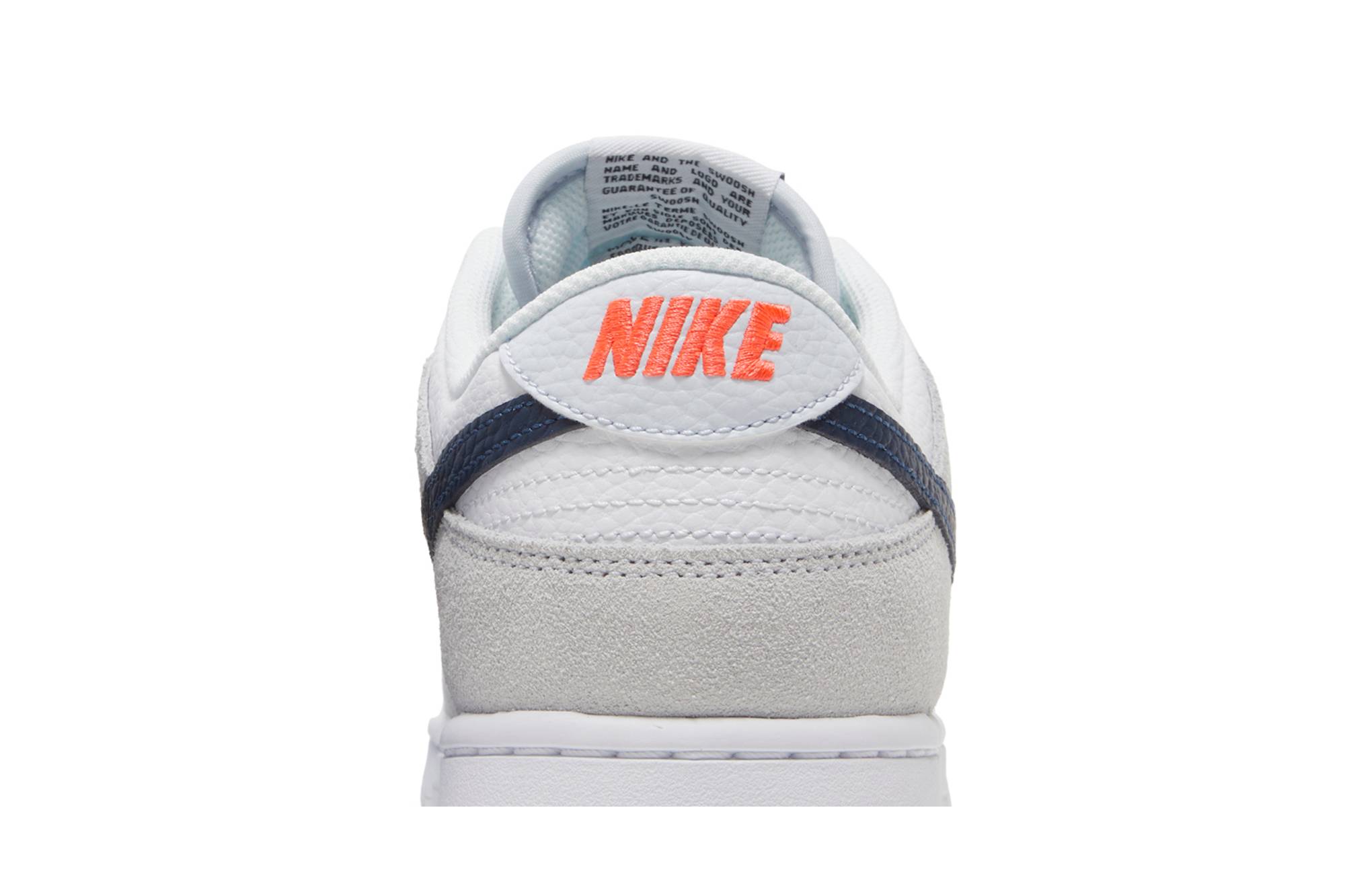 Nike Dunk Low White Grey Navy Aqua Mini Swoosh FJ4227-001 Nicesnk