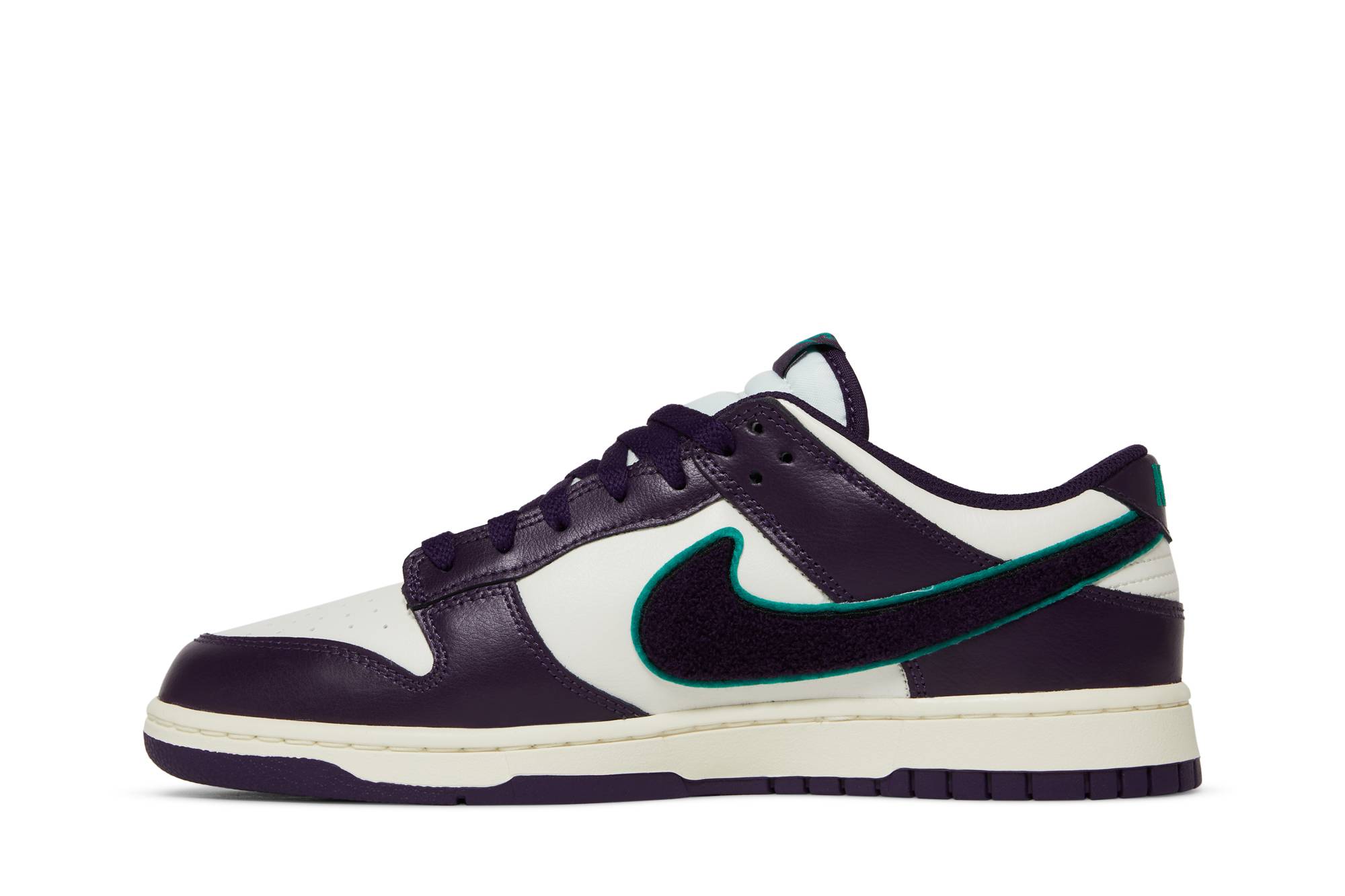 Nike Dunk Low Chenille Swoosh ‘Sail Grand Purple’ DQ7683-100