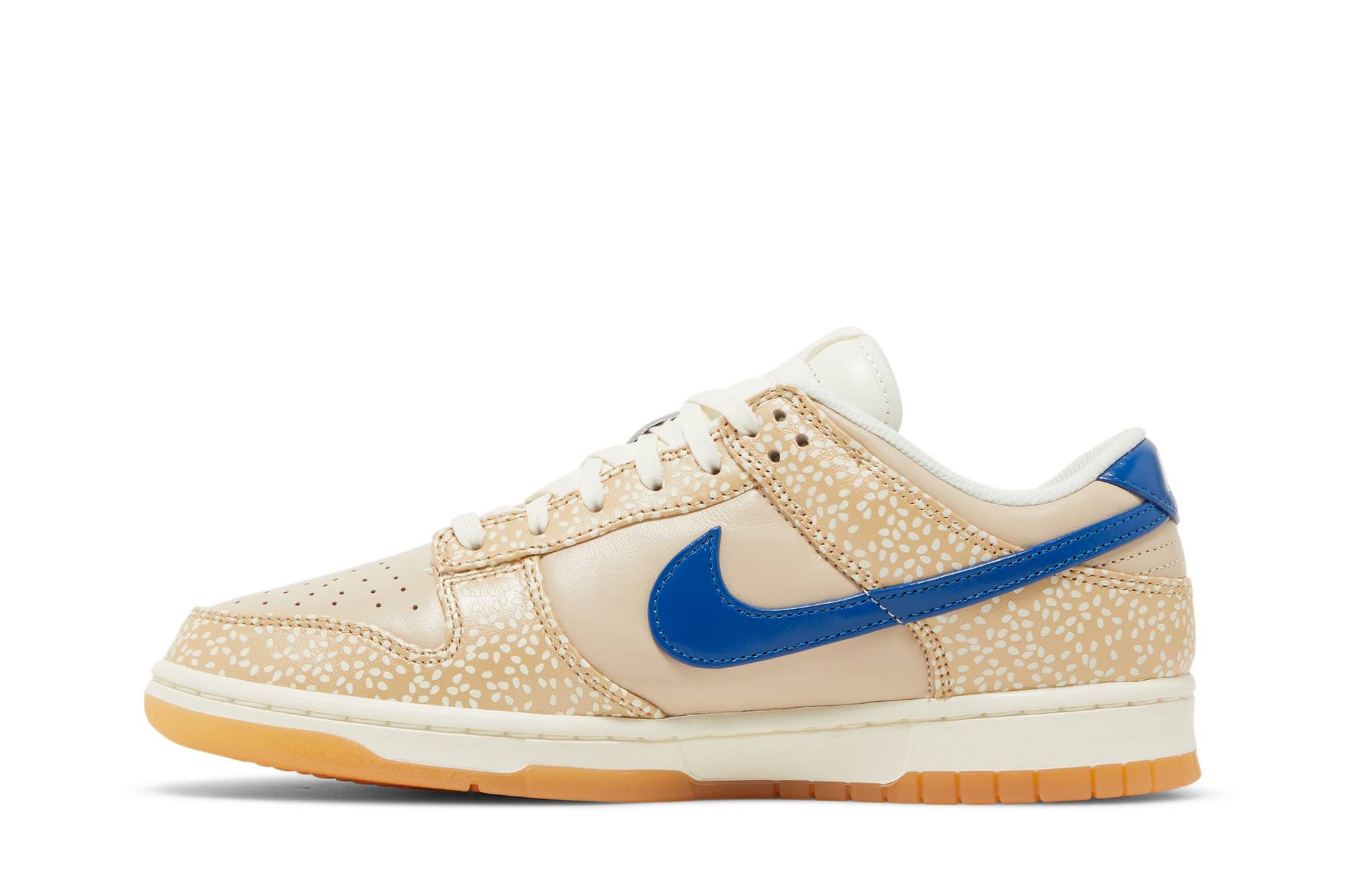 Nike Dunk Low PRM Sesame/Blue Swoosh DZ4853-200 Nicesnk