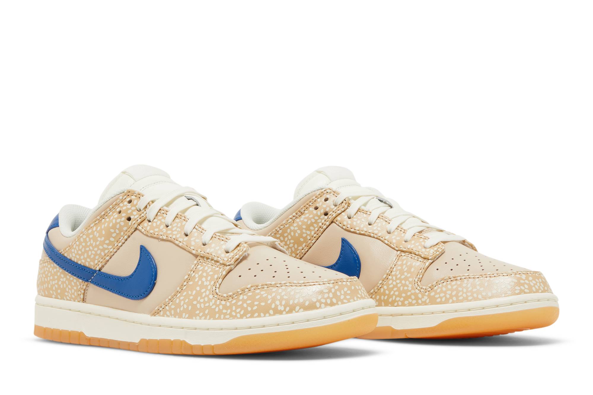 Nike Dunk Low PRM Sesame/Blue Swoosh DZ4853-200 Nicesnk