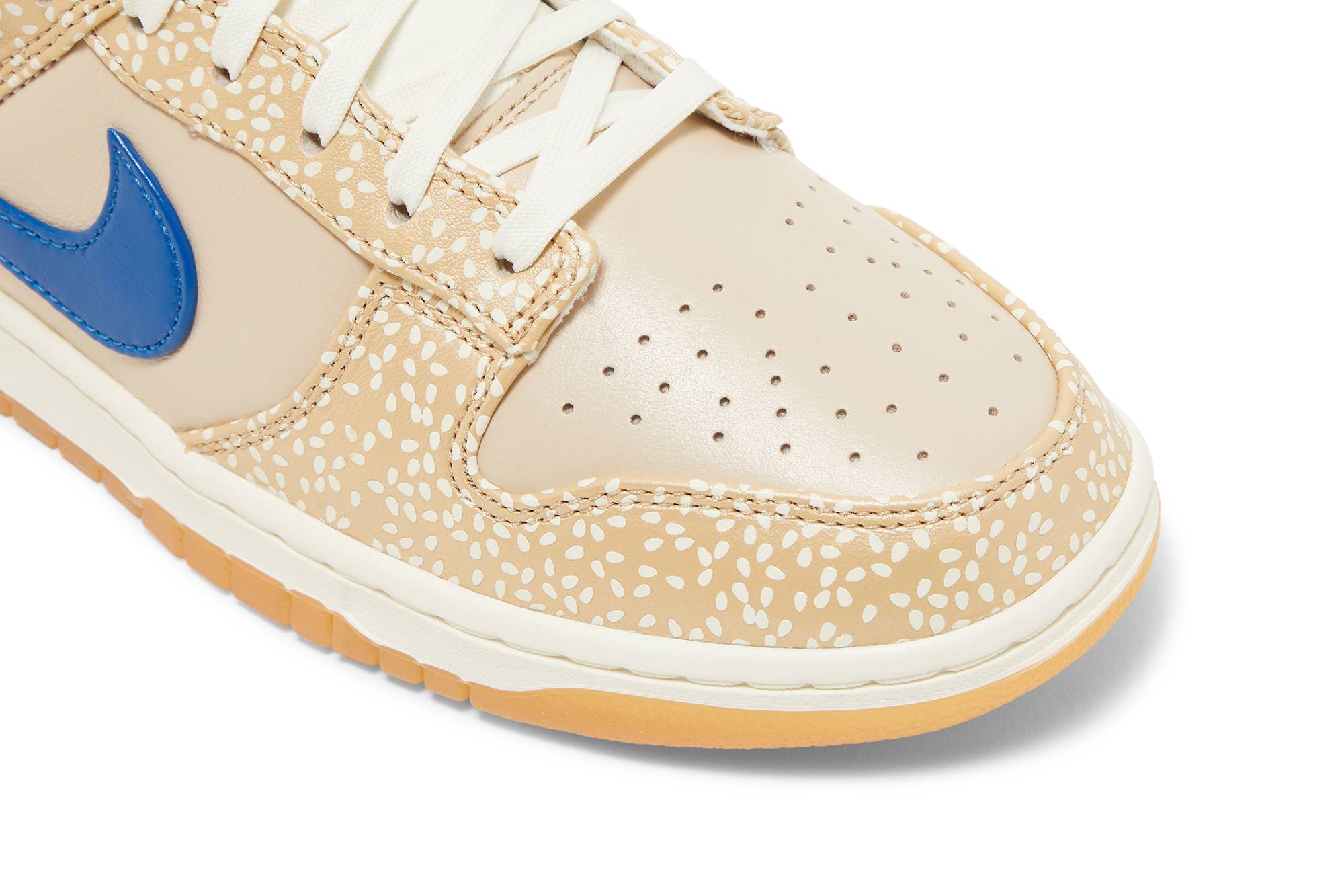 Nike Dunk Low PRM Sesame/Blue Swoosh DZ4853-200 Nicesnk