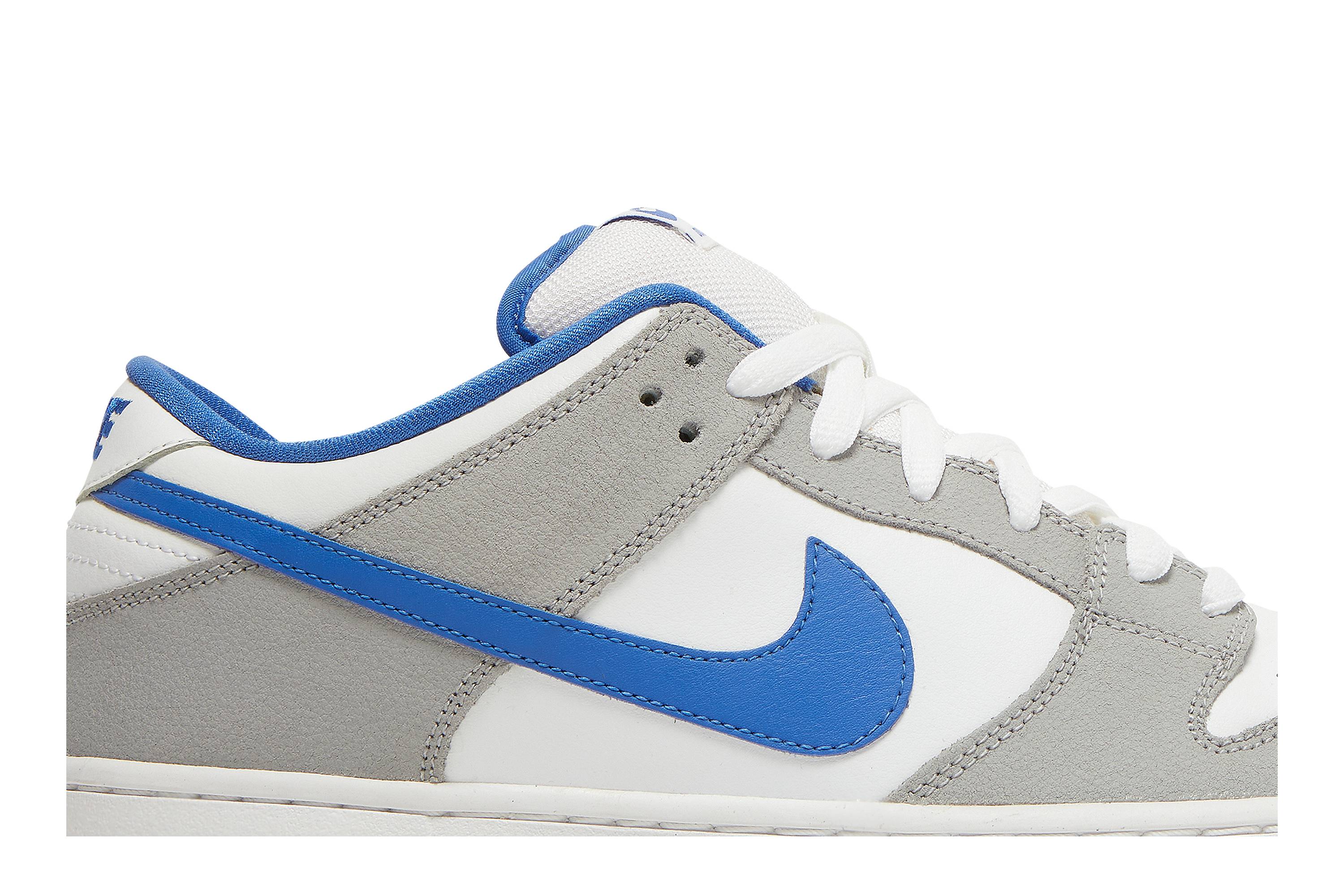 Nike Dunk Low Pro SB Matte Silver Varsity Royal 304292-040 Nicesnk