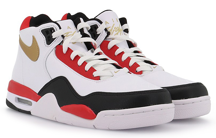 Nike Flight Legacy Shoes White/Golden/Red DD8493-169