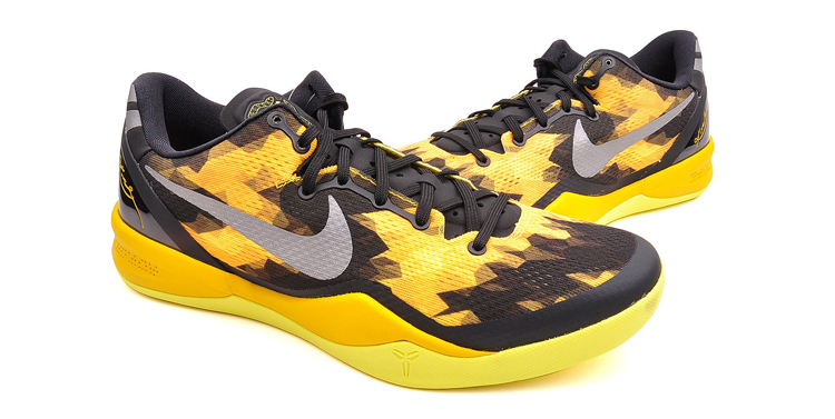 Nike Kobe 8 XDR Black Yellow 555286-077 Nicesnk