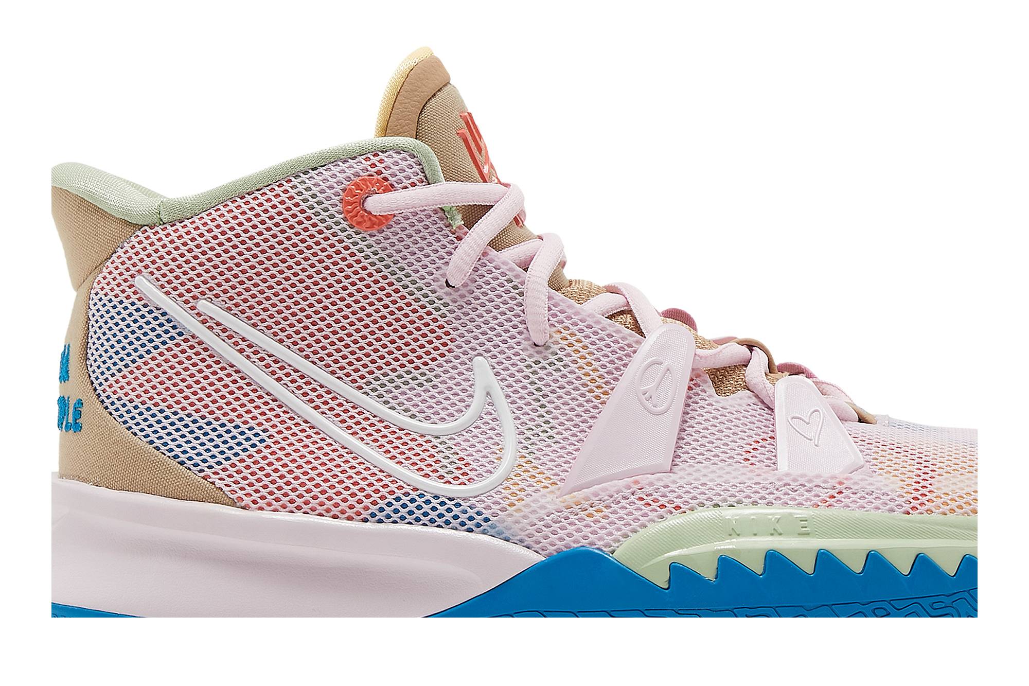 (Grade School) Nike Kyrie 7 1 World 1 People – Regal Pink CT4080-600 Nicesnk