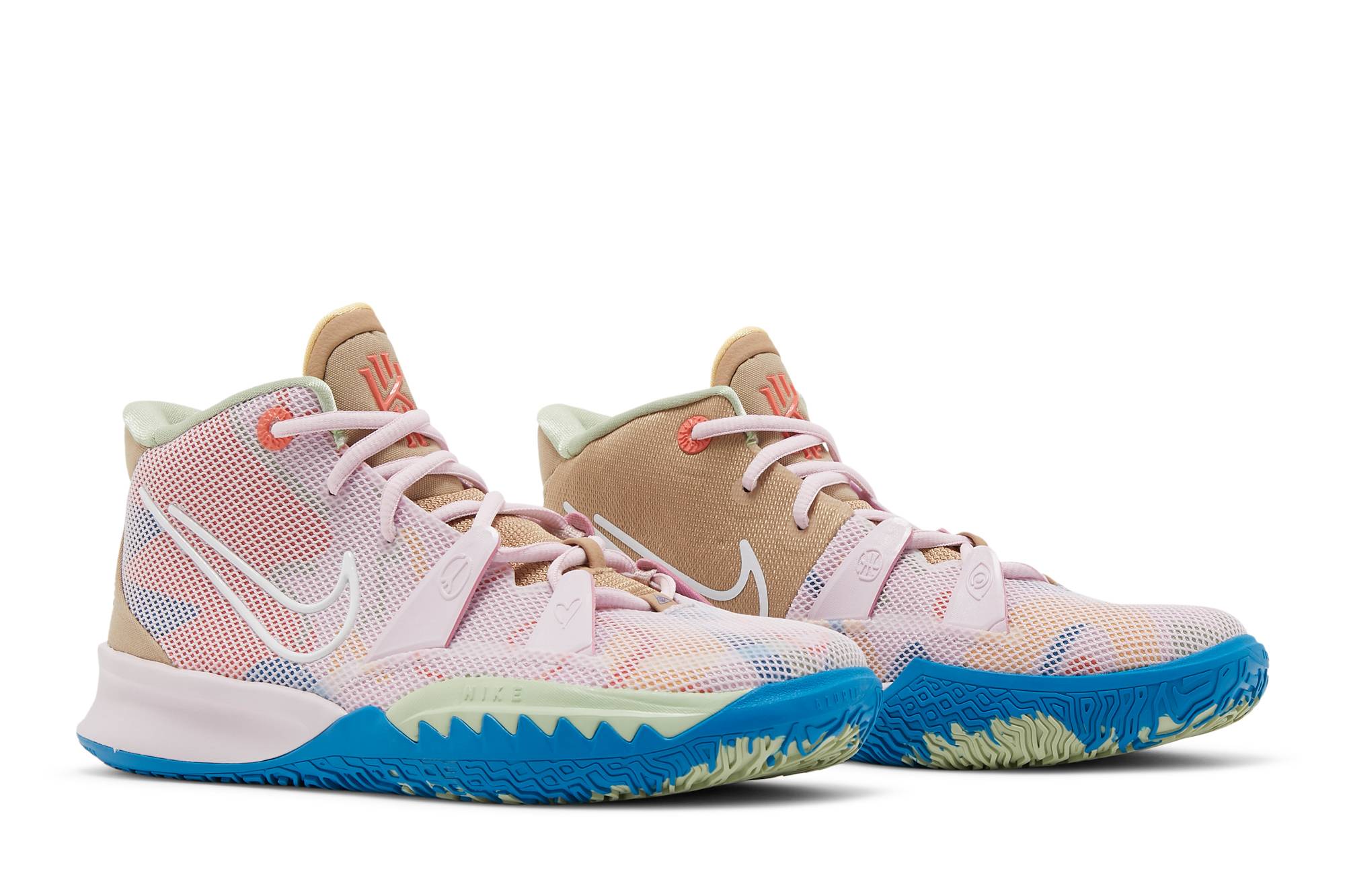 (Grade School) Nike Kyrie 7 1 World 1 People – Regal Pink CT4080-600 Nicesnk