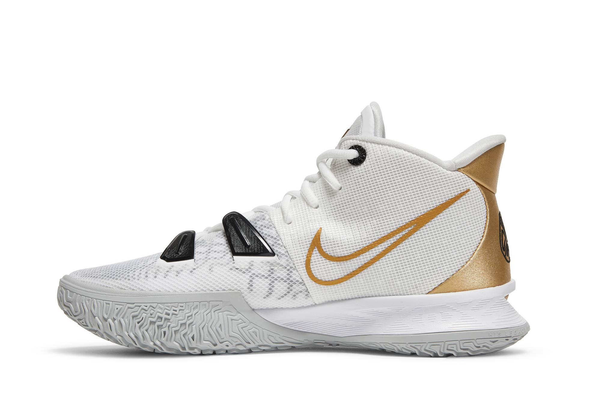 Nike Kyrie 7 EP White Metallic Gold CQ9327-101 Nicesnk