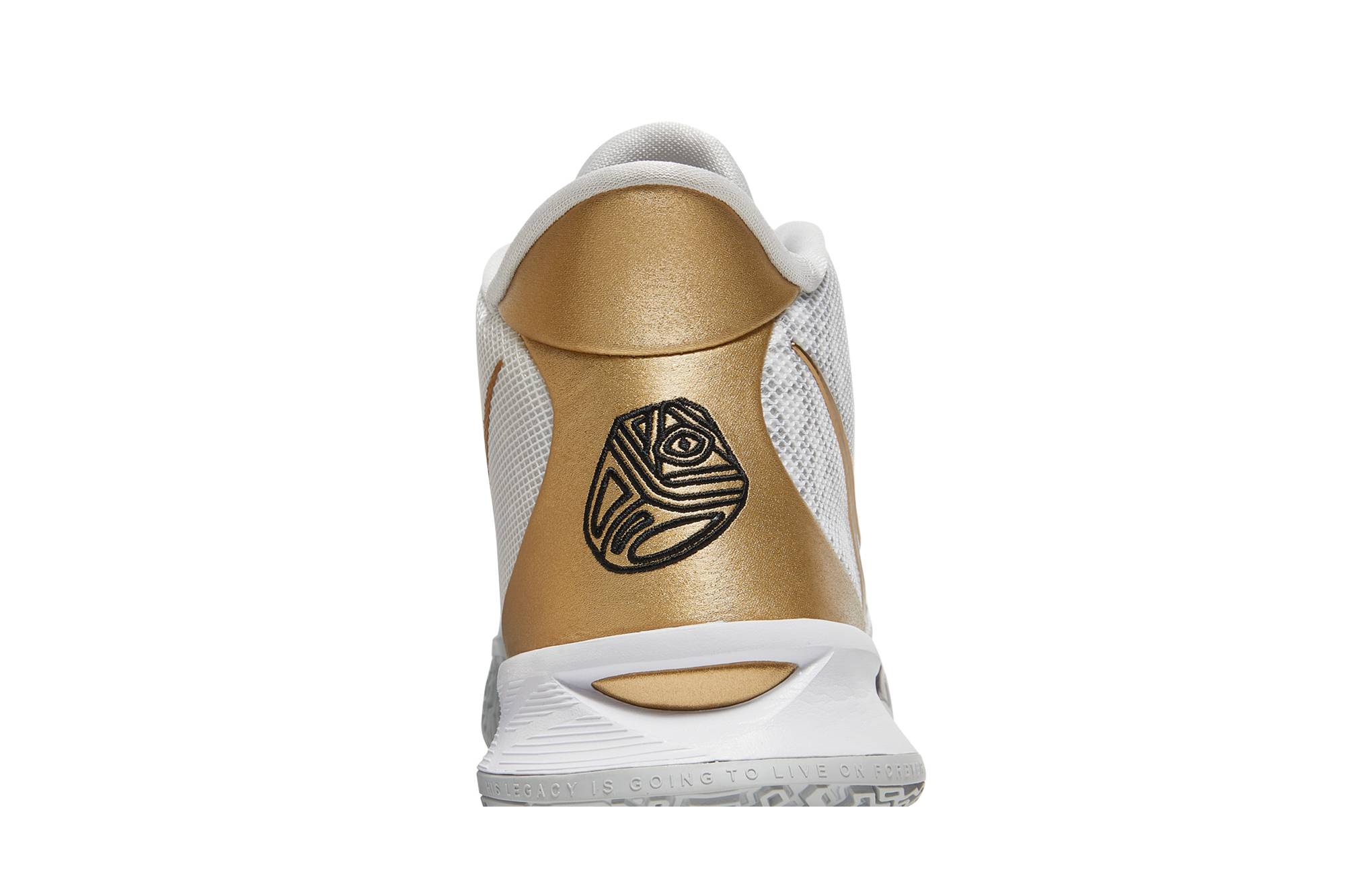 Nike Kyrie 7 EP White Metallic Gold CQ9327-101 Nicesnk