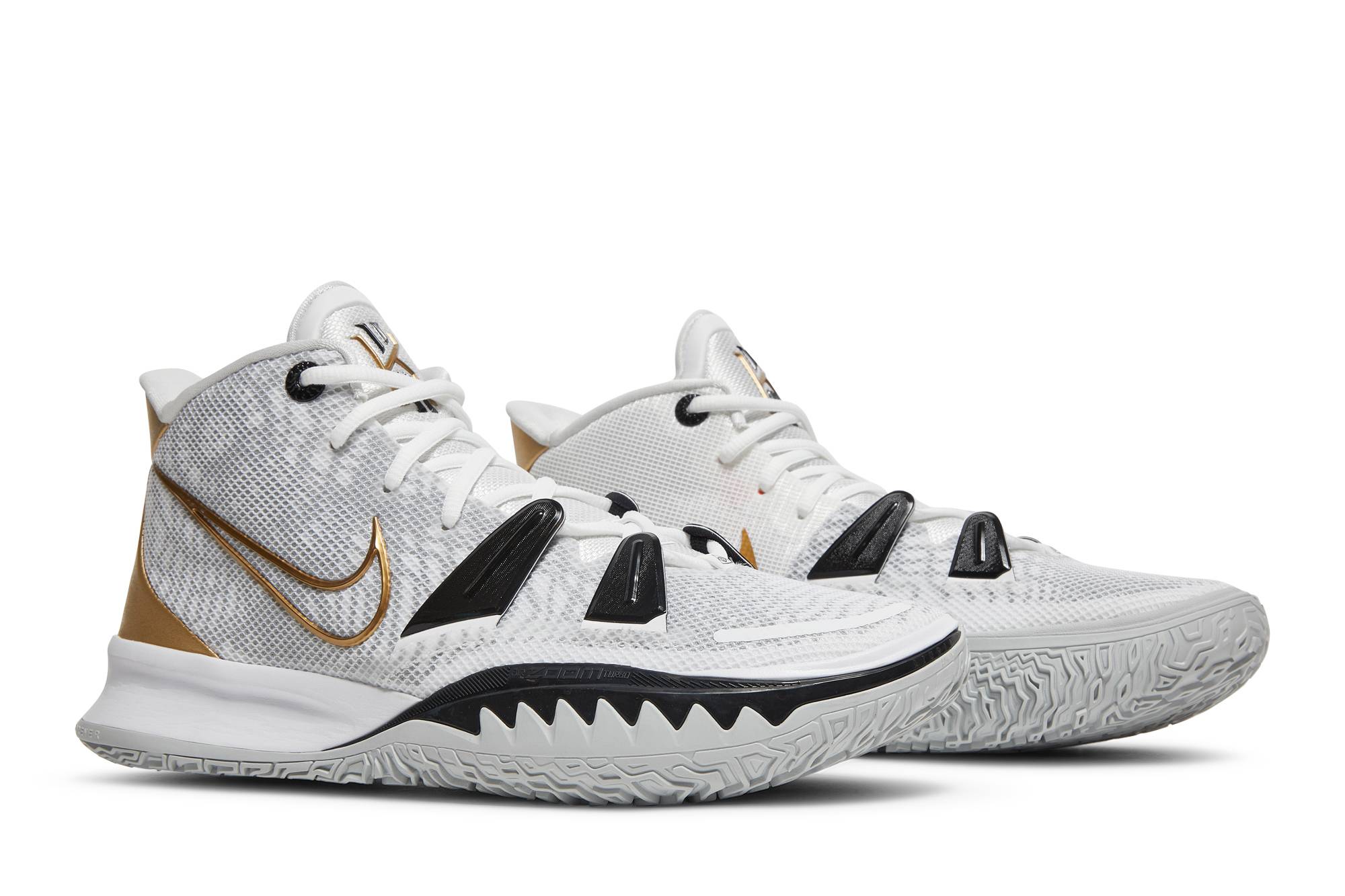Nike Kyrie 7 EP White Metallic Gold CQ9327-101 Nicesnk