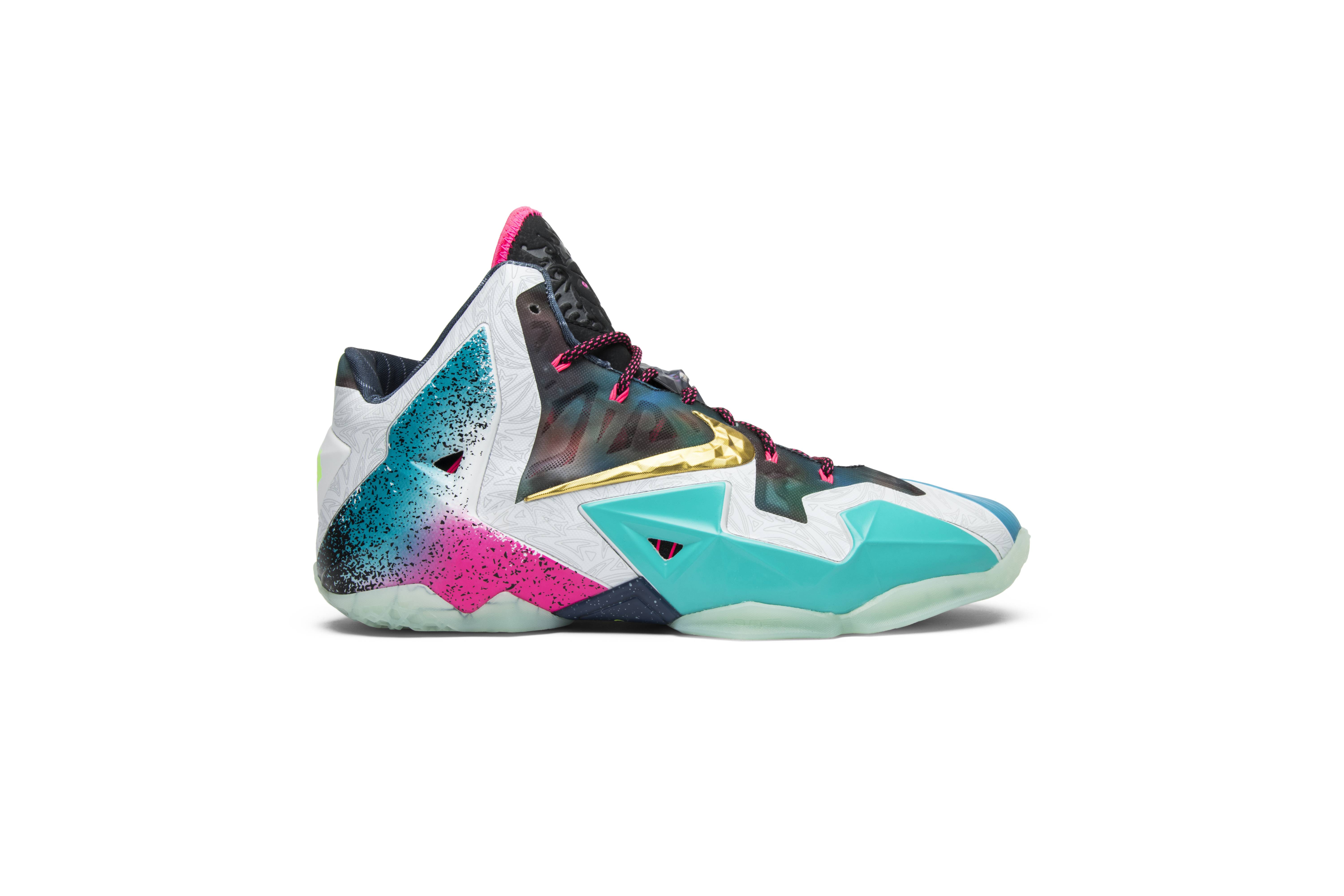 Nike LeBron 11 Premium What The LeBron 650884-400 Nicesnk