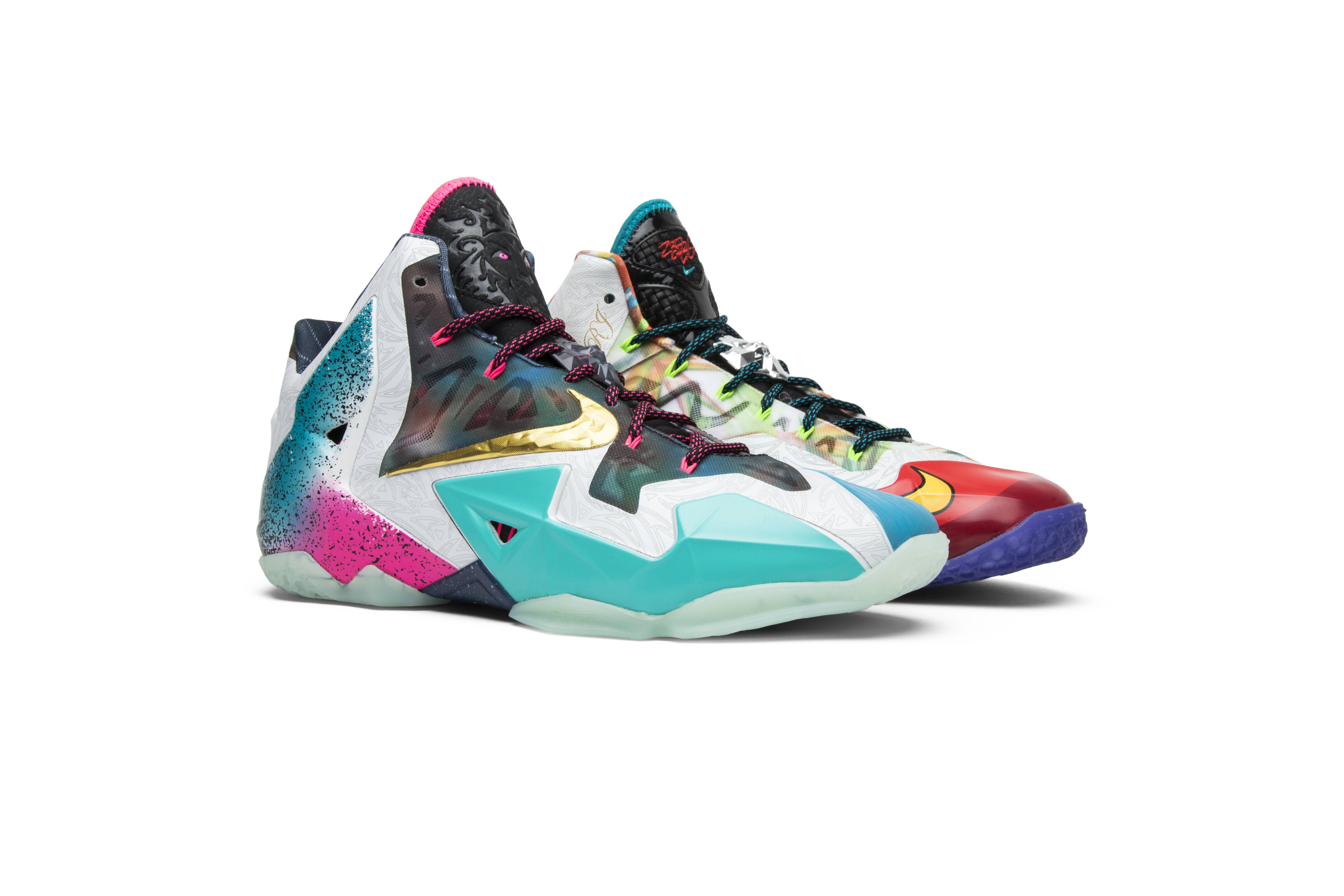 Nike LeBron 11 Premium What The LeBron 650884-400 Nicesnk