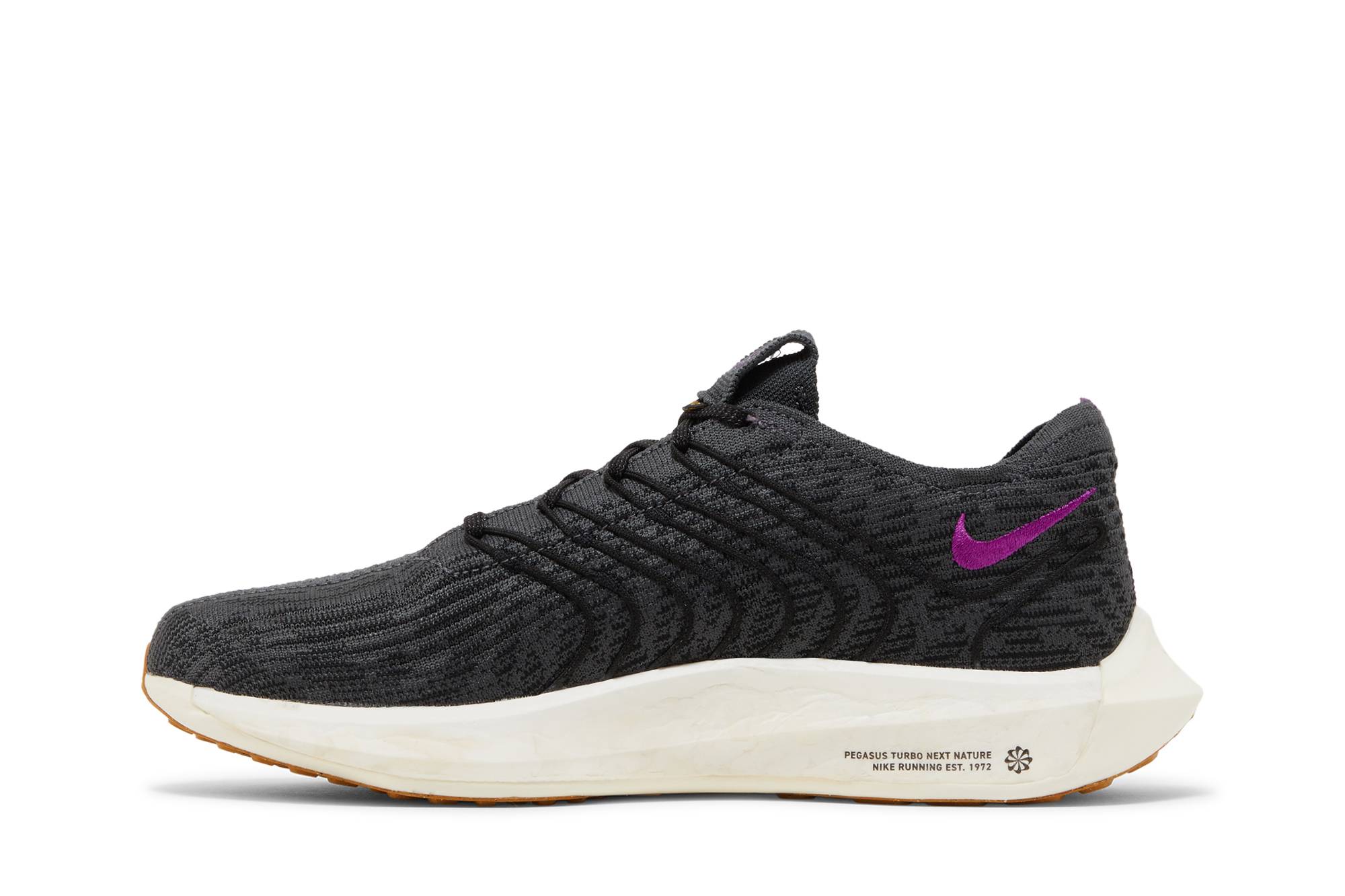 Nike Pegasus Turbo Next Nature Black Vivid Purple DM3413-003 Nicesnk