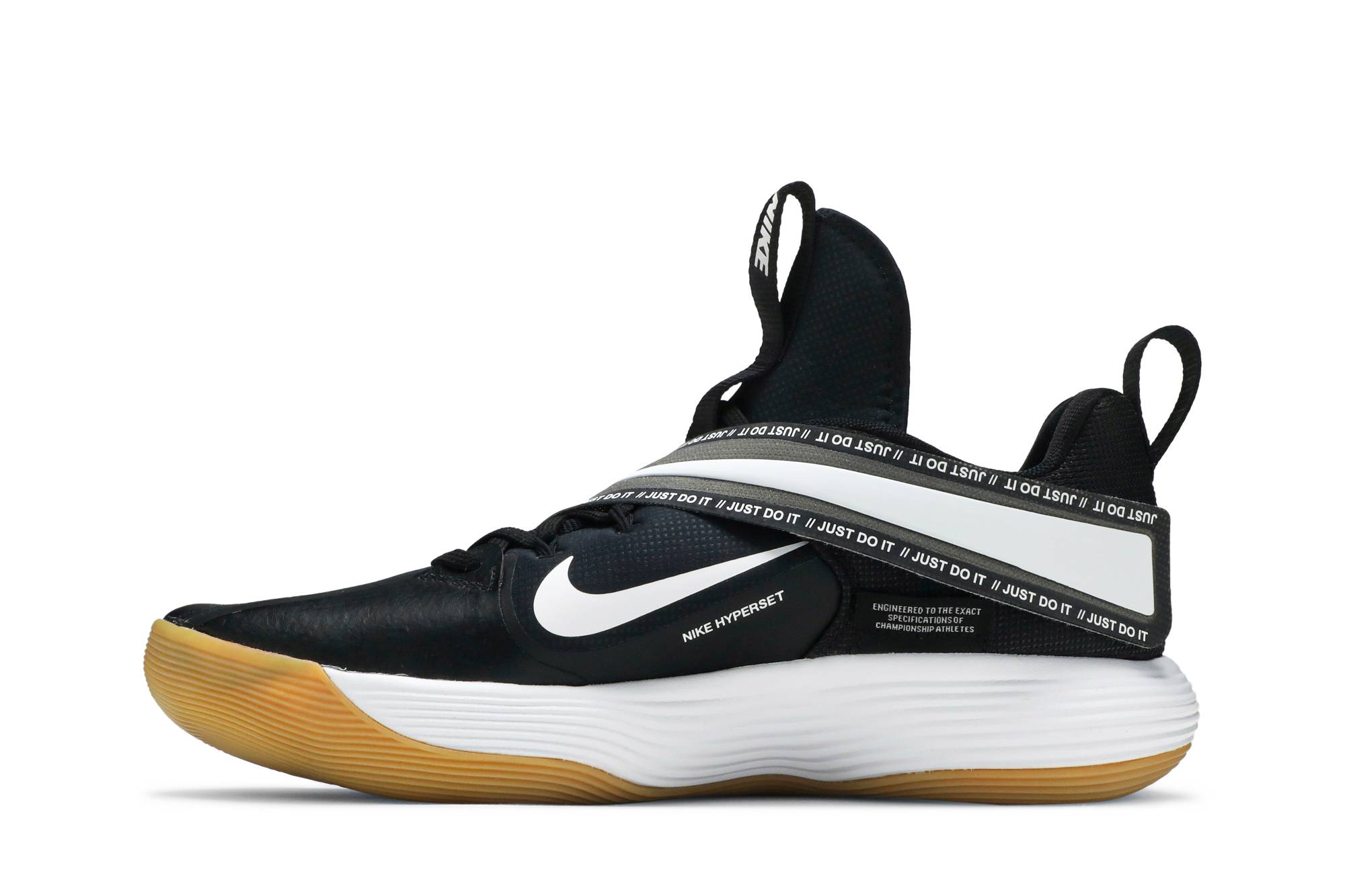 (Women) Nike React HyperSet Black Gum Light Brown CI2956-010 Nicesnk