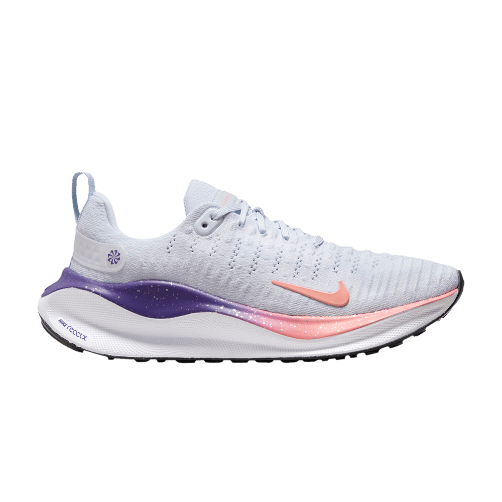 (Women) Nike ReactX Infinity Run Football Grey Court Purple FQ8777-085 Nicesnk