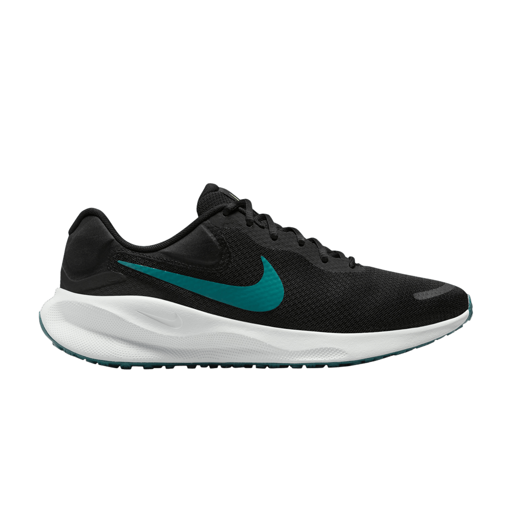 Nike Revolution 7 Black Geode Teal FB2207-004 Nicesnk