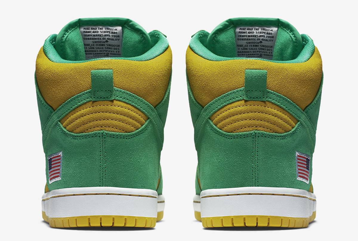 Nike SB Dunk High Oakland Athletics 305050-337 Nicesnk