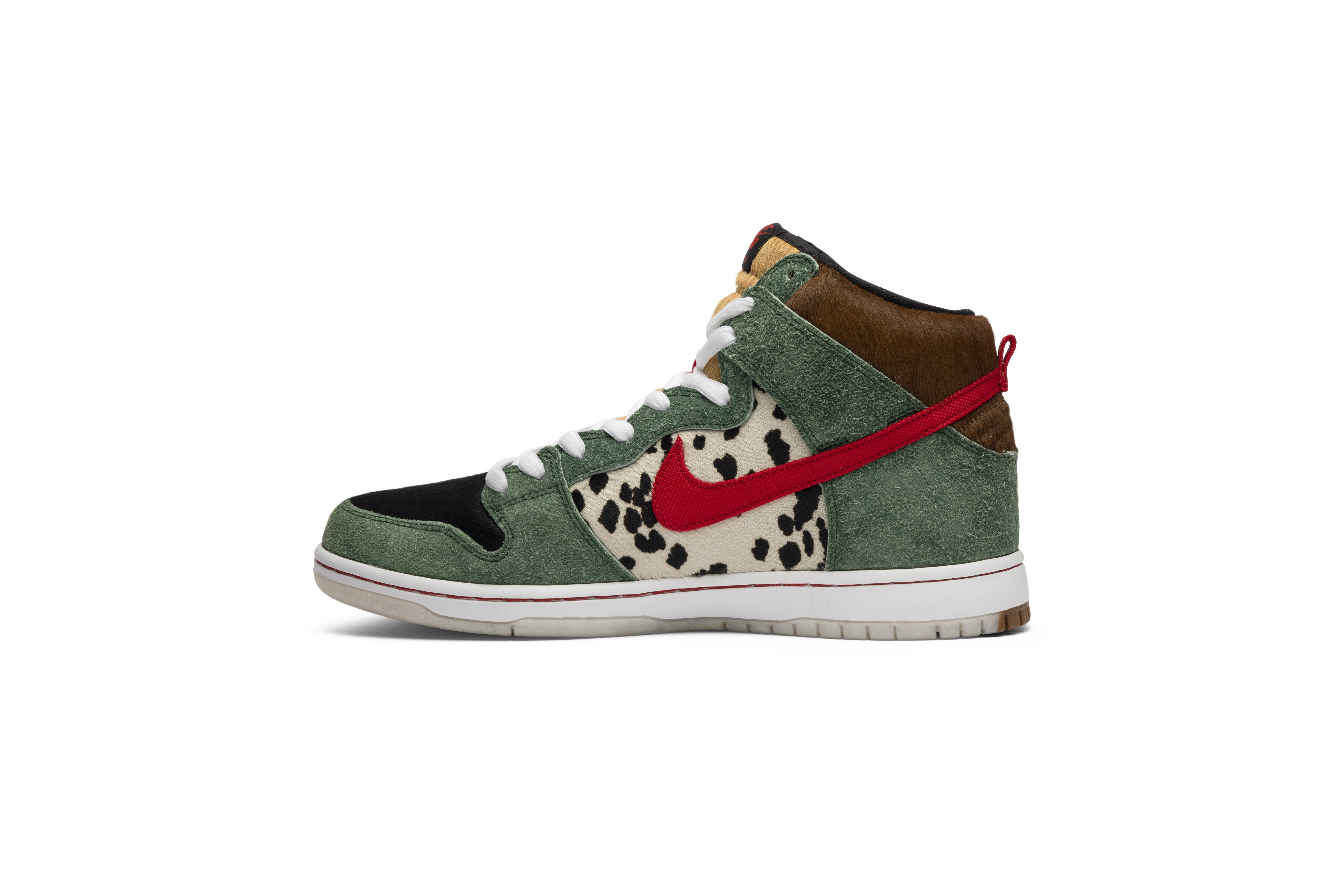 Nike SB Dunk High ‘Walk The Dog’ [also worn by Wang Yibo] BQ6827-300