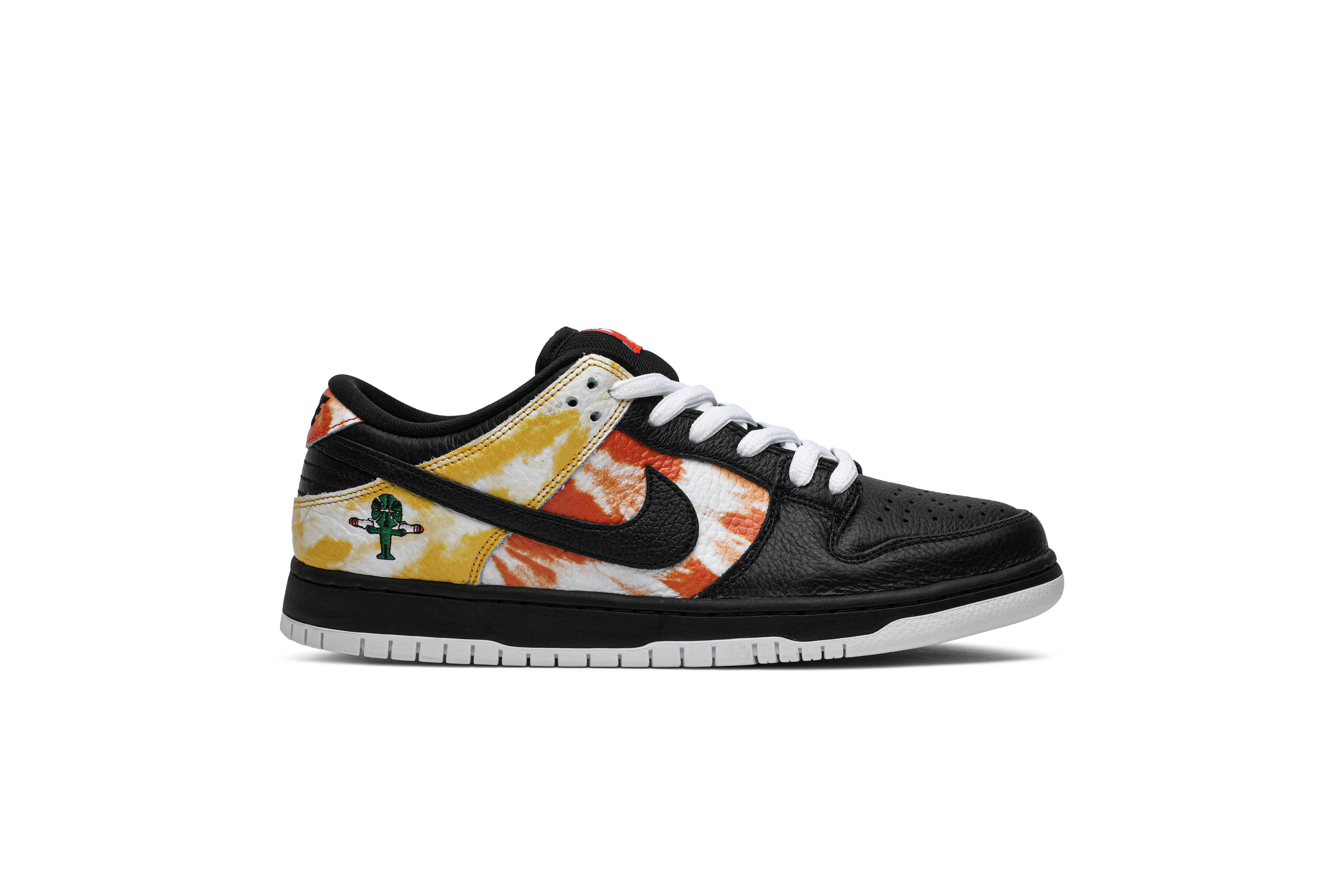 Nike SB Dunk Low ‘Tie-Dye Raygun – Black’ [also worn by Jay Chou] BQ6832-001