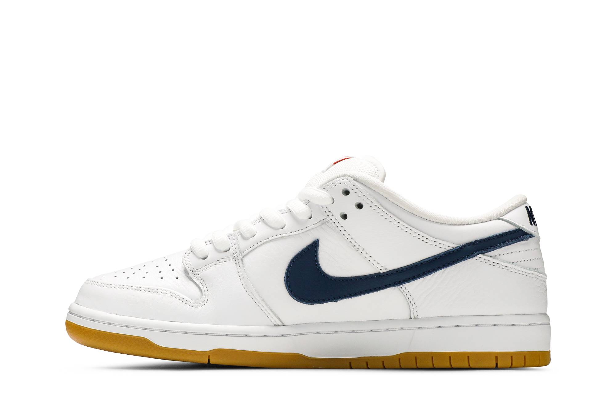 Nike SB Dunk Low Pro ISO Orange Label White Navy CZ2249-100 Nicesnk