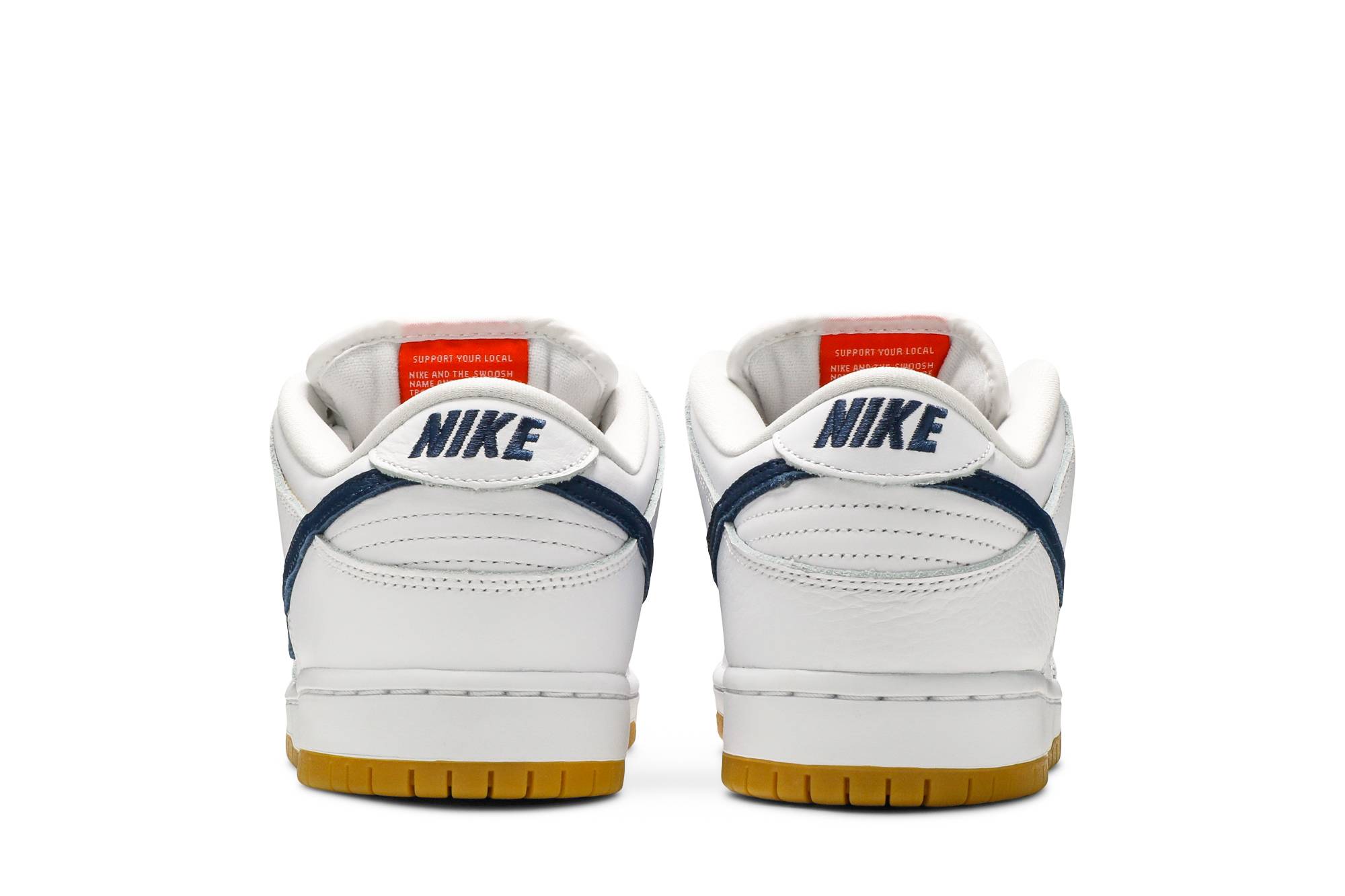 Nike SB Dunk Low Pro ISO Orange Label White Navy CZ2249-100 Nicesnk