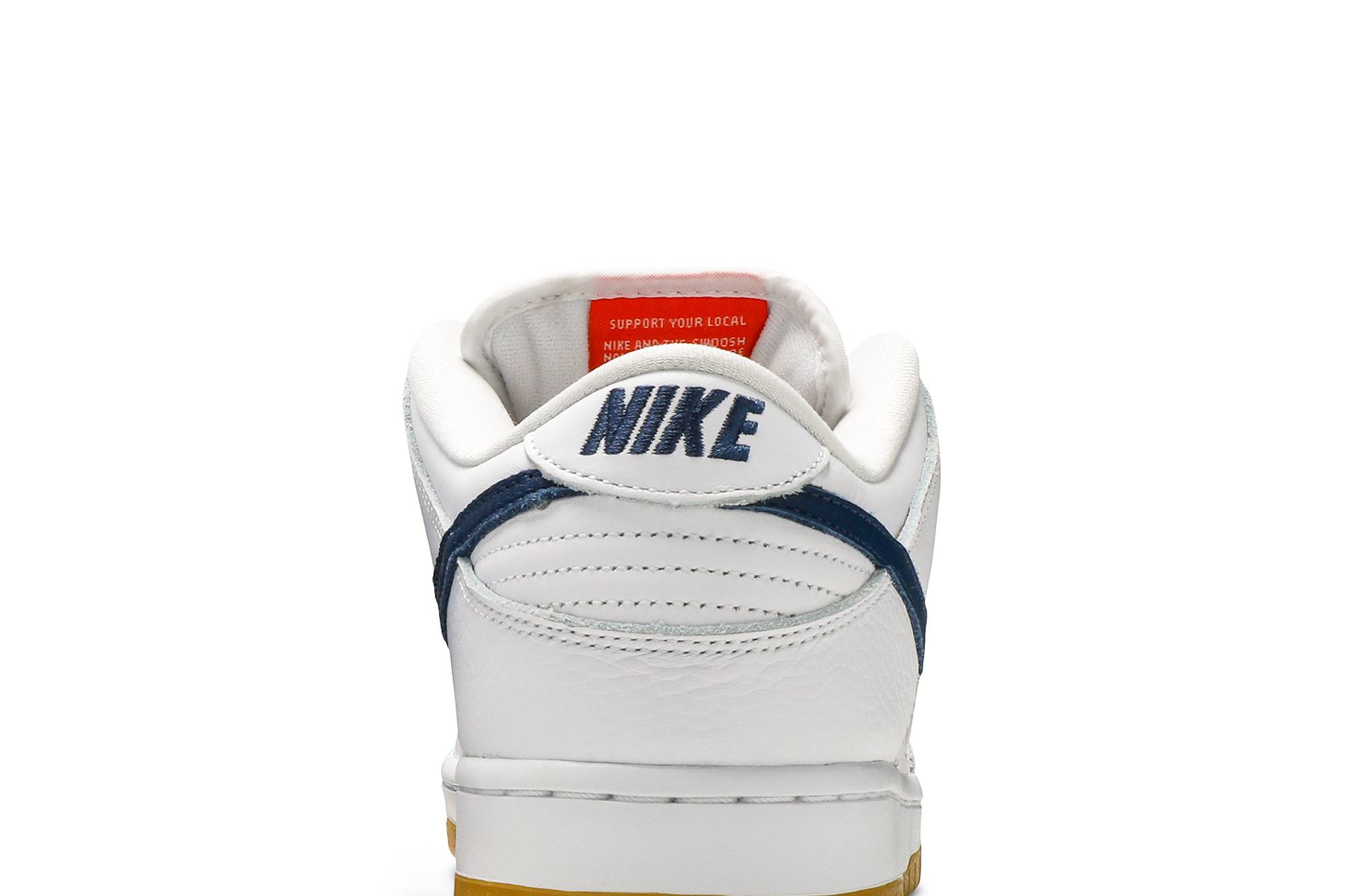Nike SB Dunk Low Pro ISO Orange Label White Navy CZ2249-100 Nicesnk