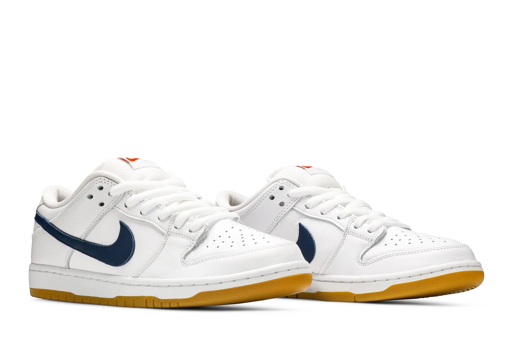 Nike SB Dunk Low Pro ISO Orange Label White Navy CZ2249-100 Nicesnk