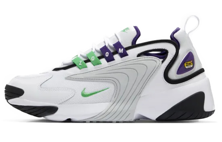 Nike Zoom 2K White Green White Court Purple CV7959-130 Nicesnk