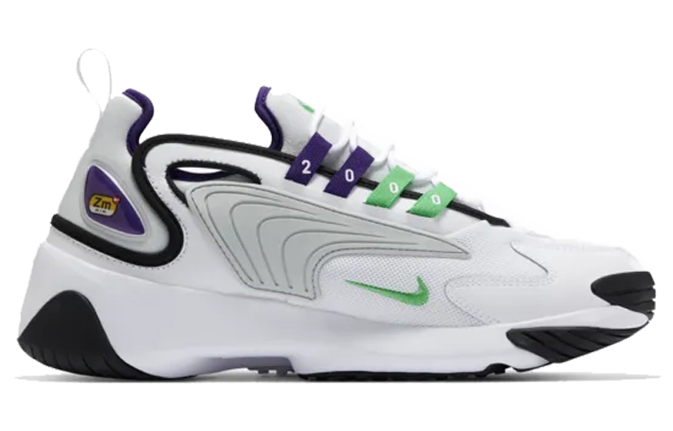 Nike Zoom 2K White Green White Court Purple CV7959-130 Nicesnk