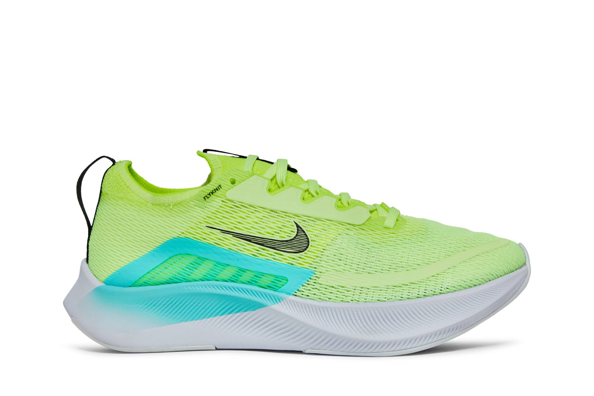 (Women) Nike Zoom Fly 4 Barely Volt Dynamic Turquoise CT2401-700 Nicesnk