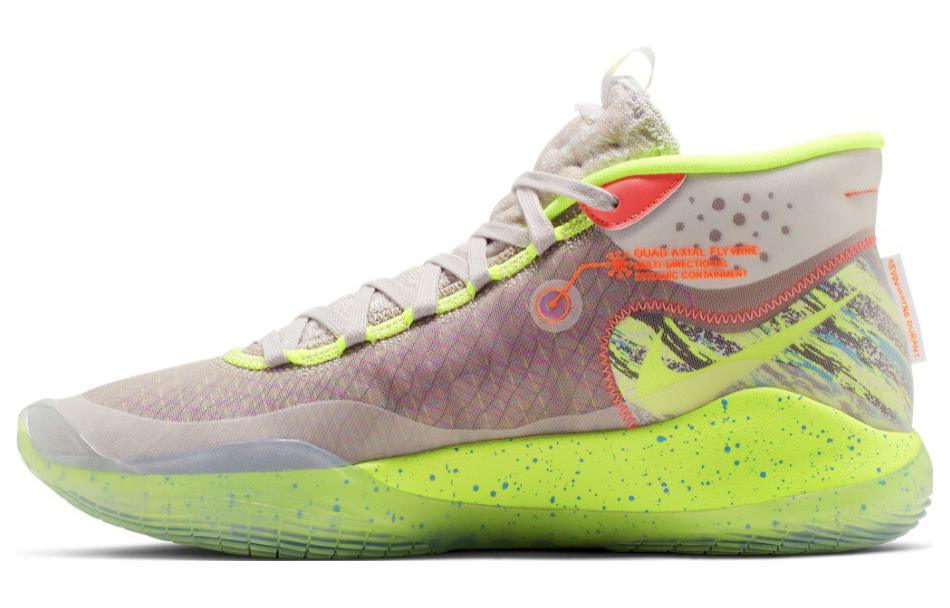 Nike ZOOM KD12 EP Multi-Color Metallic Silver AR4230-900 Nicesnk
