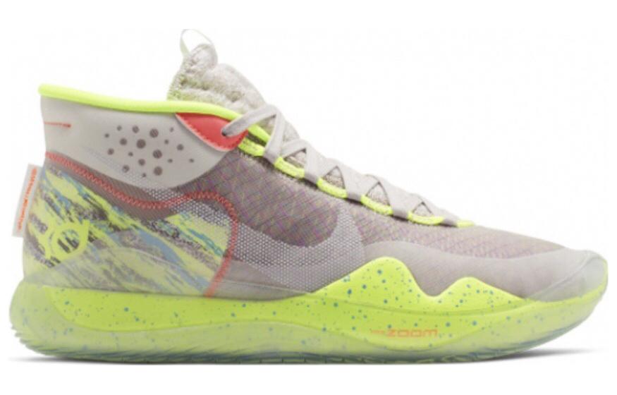 Nike ZOOM KD12 EP Multi-Color Metallic Silver AR4230-900 Nicesnk