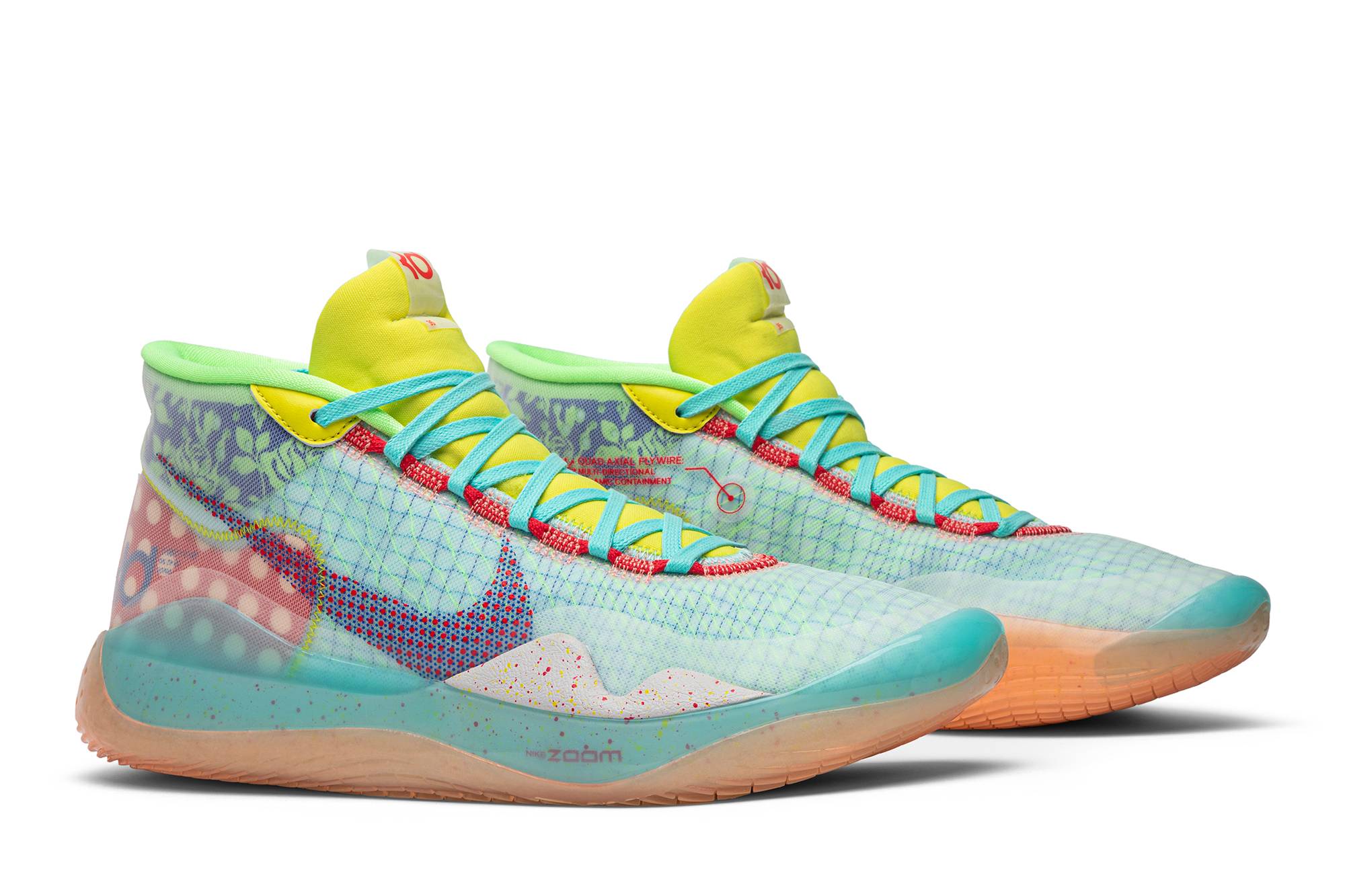 Nike Zoom KD 12 EYBL Peach Jam CK1195-300 Nicesnk