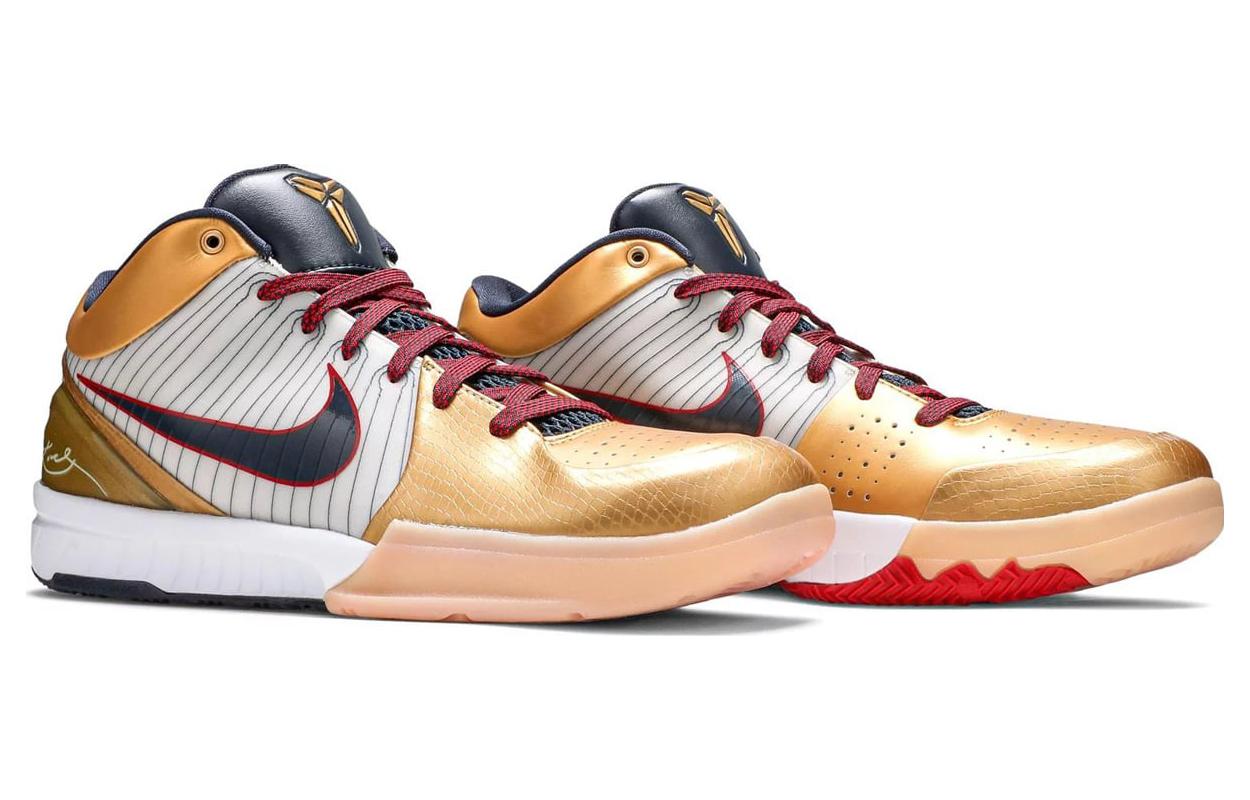 Nike Zoom Kobe 4 Protro Gold Medal FQ3544-100 Nicesnk