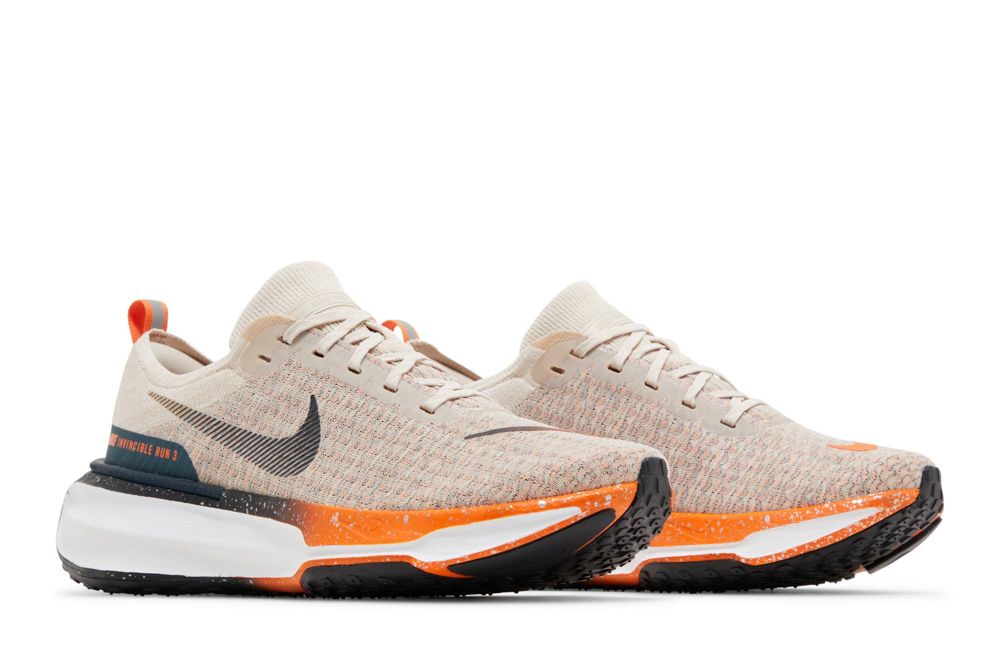 Nike ZoomX Invincible Run Flyknit 3 ‘Oatmeal Safety Orange’ FQ8720-140
