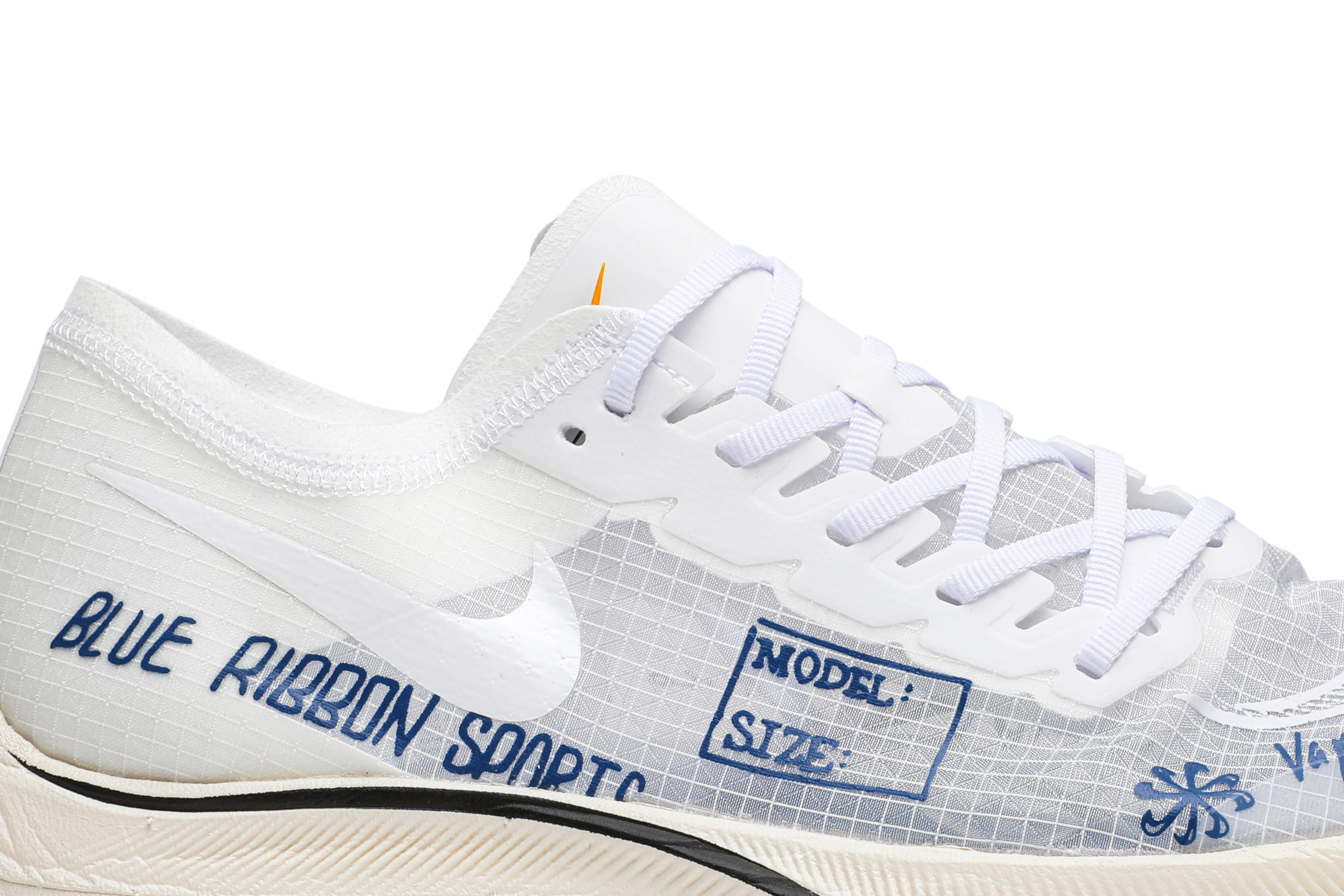 Nike ZoomX Vaporfly NEXT% Blue Ribbon Sports White CU4844-100 Nicesnk