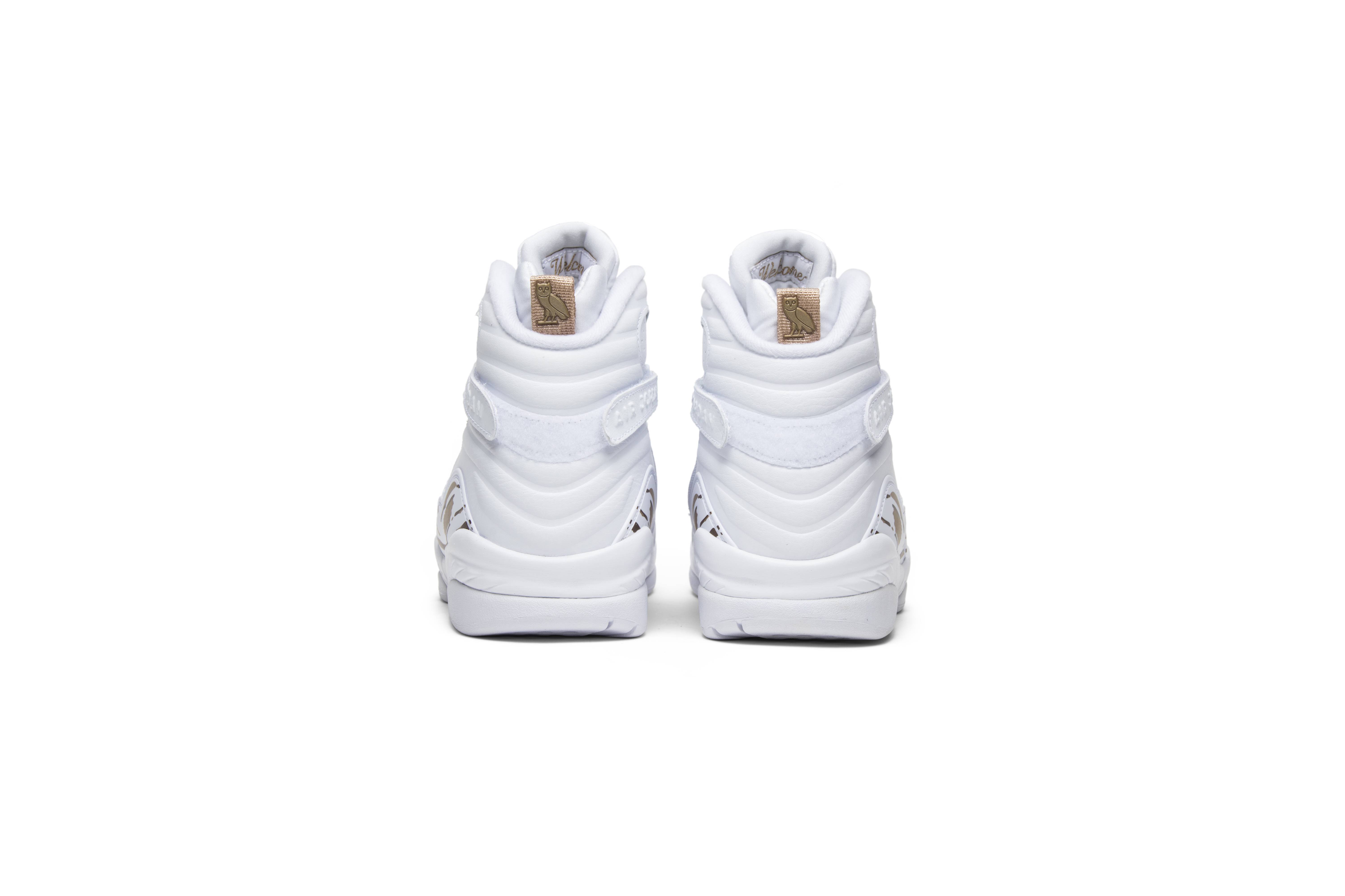 Octobers Very Own x Air Jordan 8 Retro White AA1239-135 Nicesnk