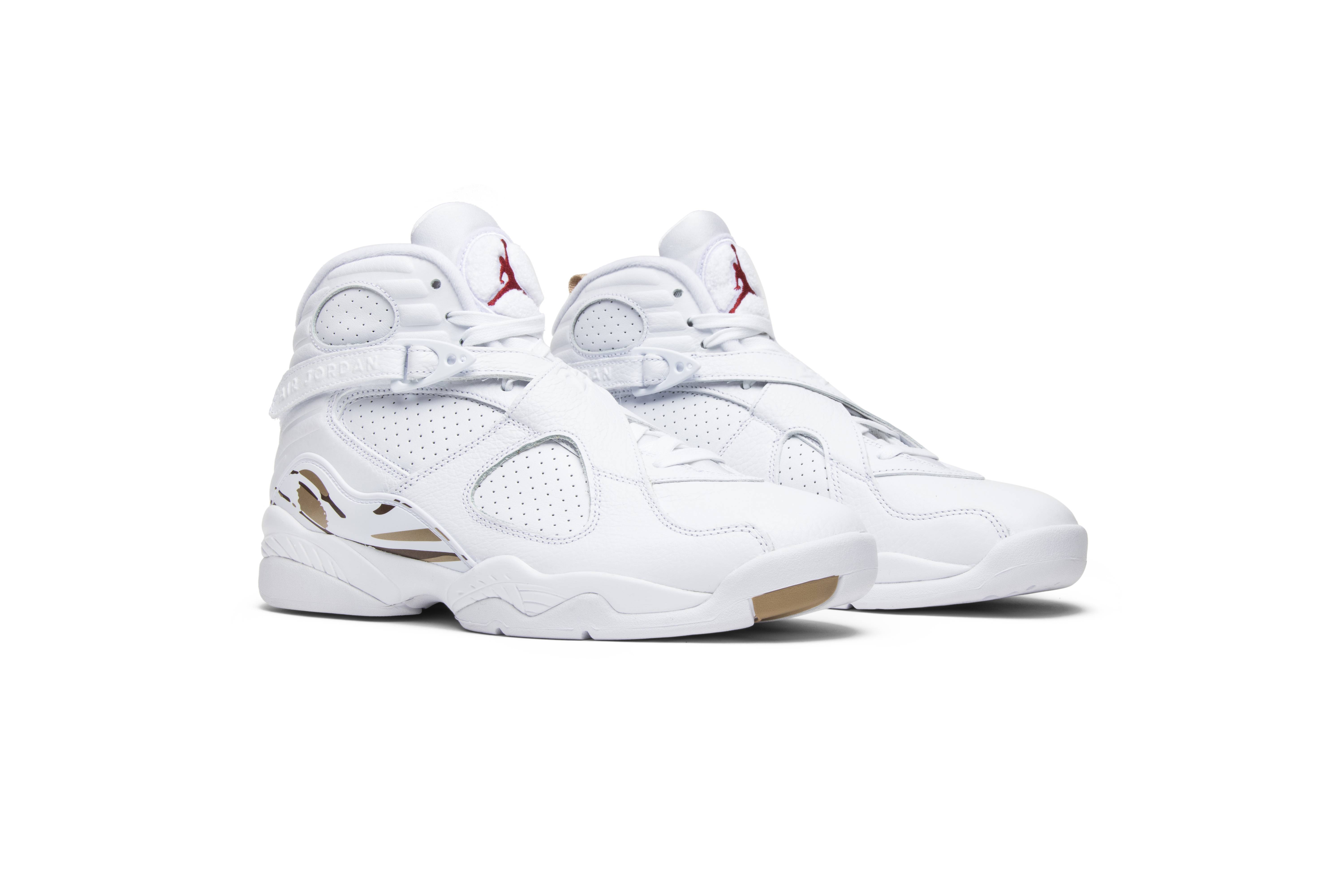 Octobers Very Own x Air Jordan 8 Retro White AA1239-135 Nicesnk
