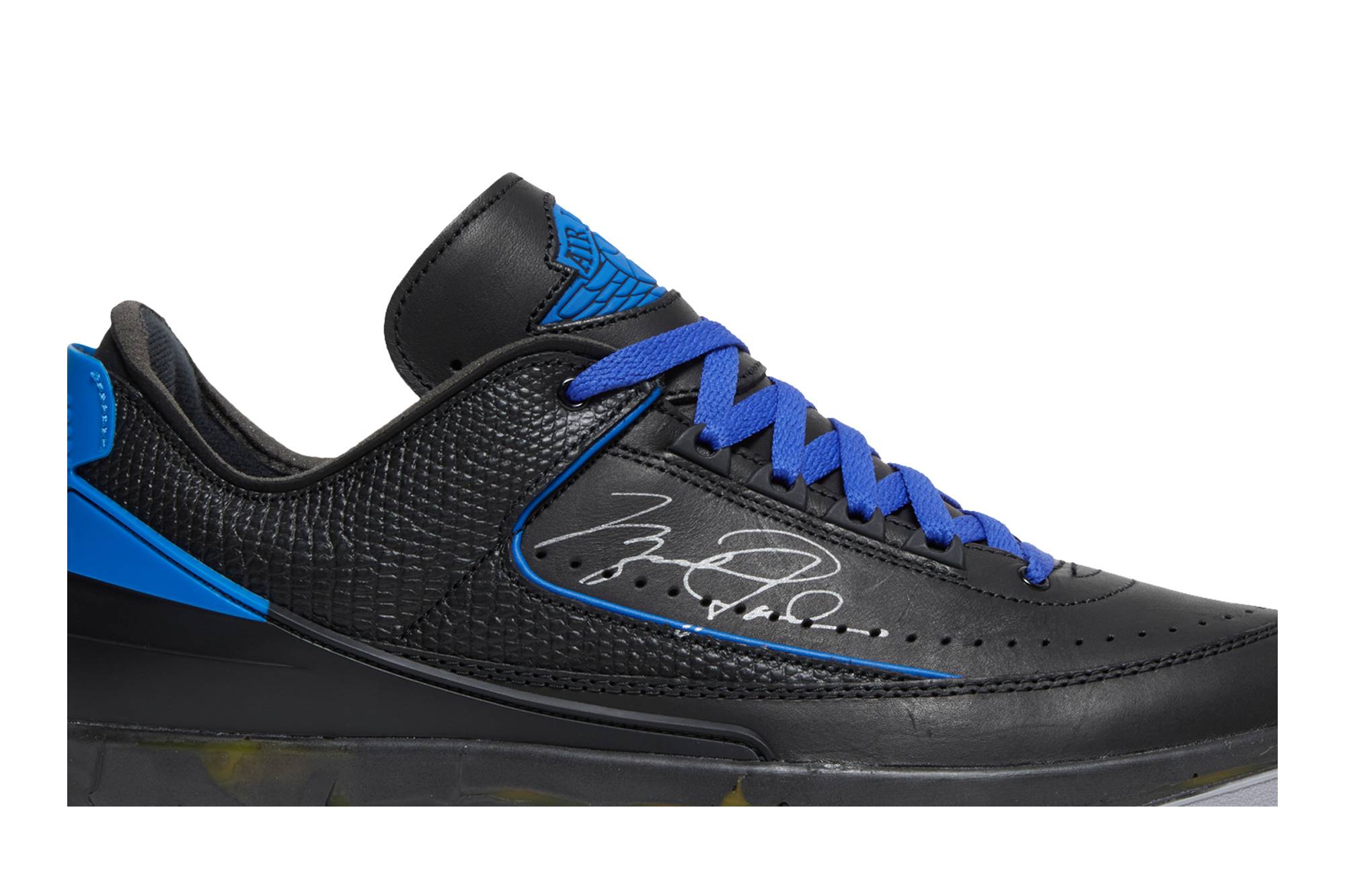 Off-White x Air Jordan 2 Retro Low SP ‘Black Royal’ DJ4375-004