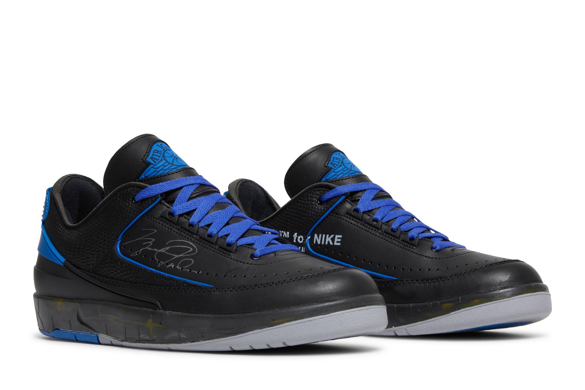 Off-White x Air Jordan 2 Retro Low SP ‘Black Royal’ DJ4375-004