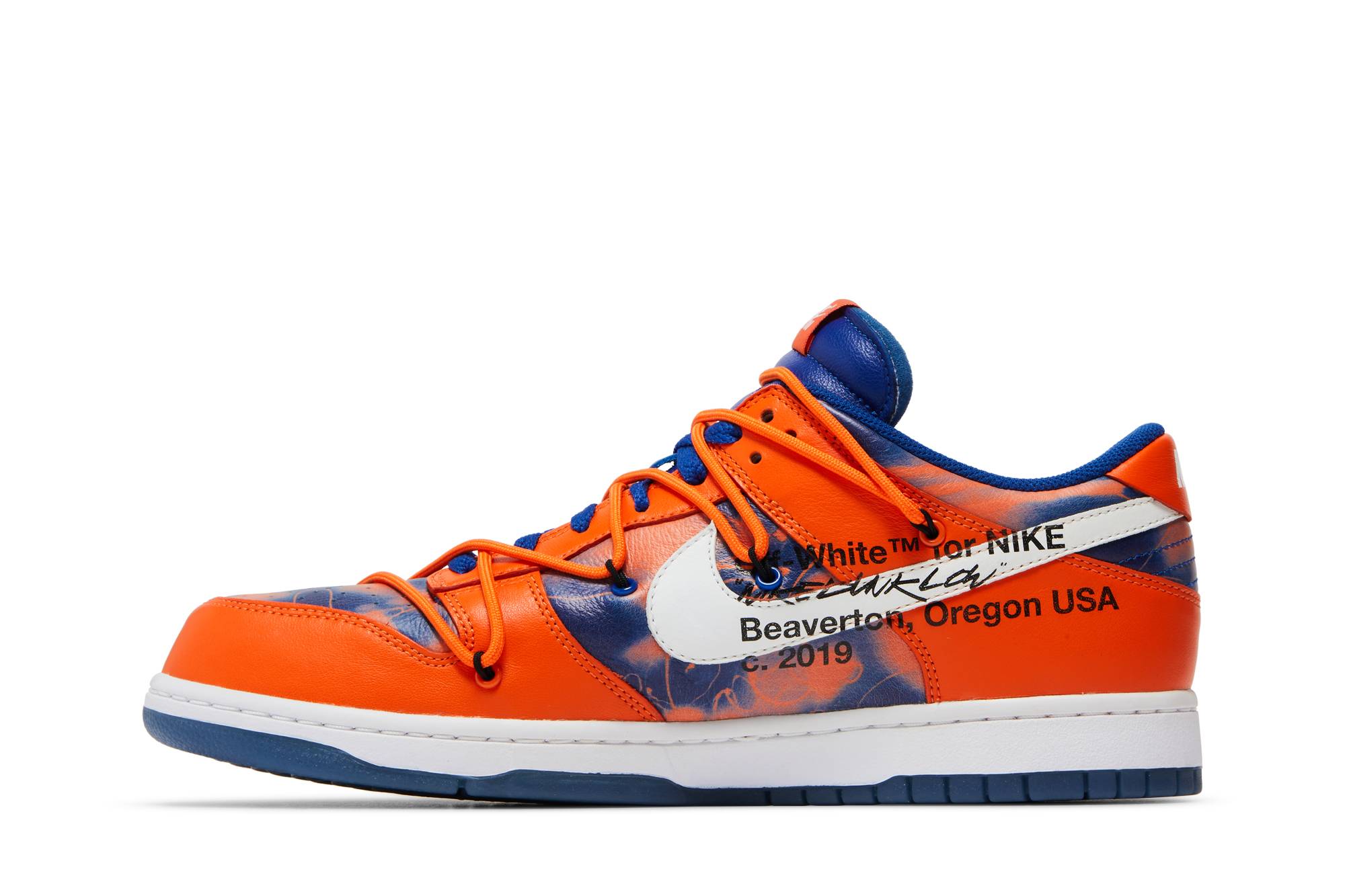 Off-White x Futura x Nike Dunk Low Syracuse DD0856-801 Nicesnk