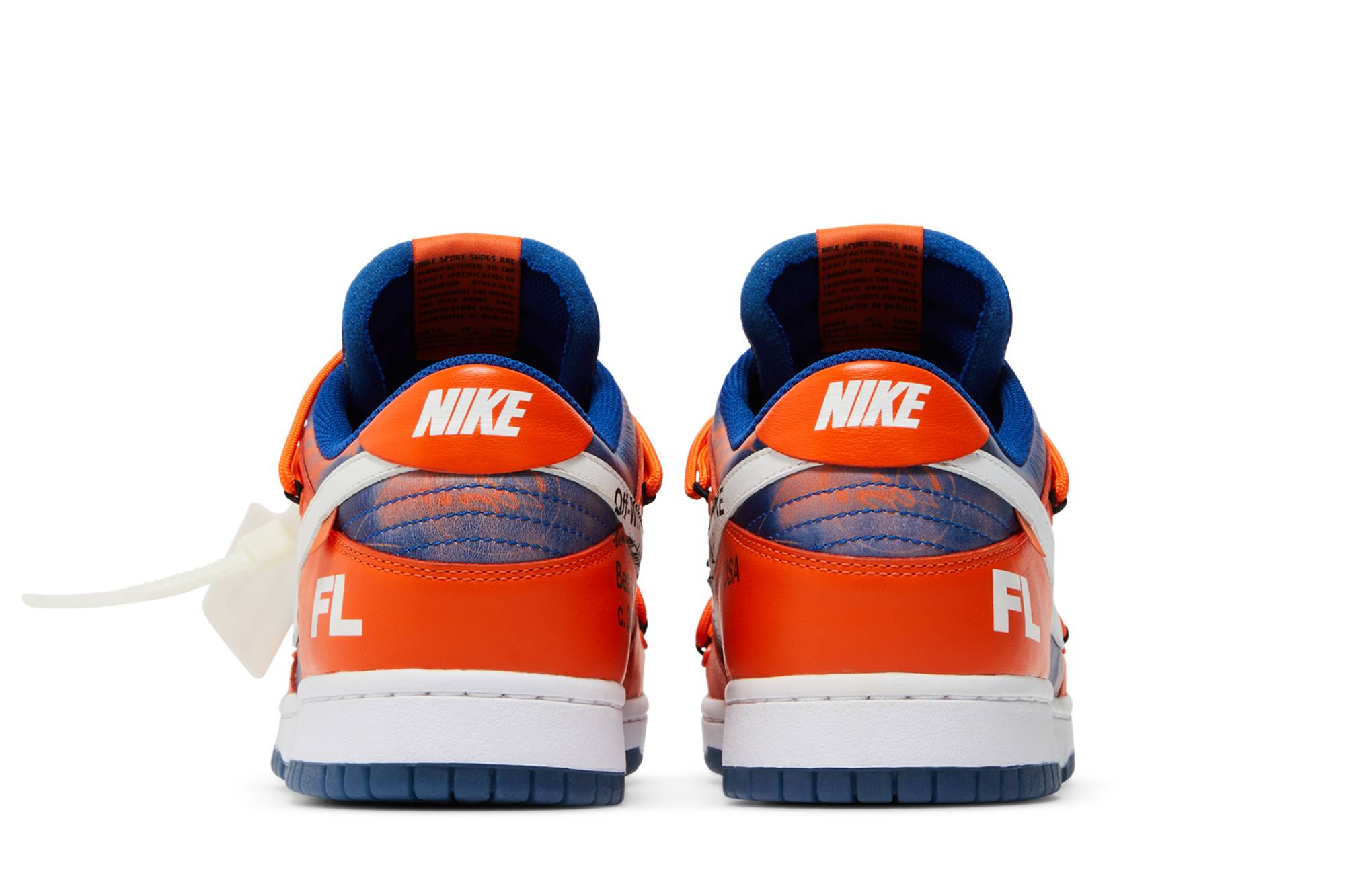 Off-White x Futura x Nike Dunk Low Syracuse DD0856-801 Nicesnk