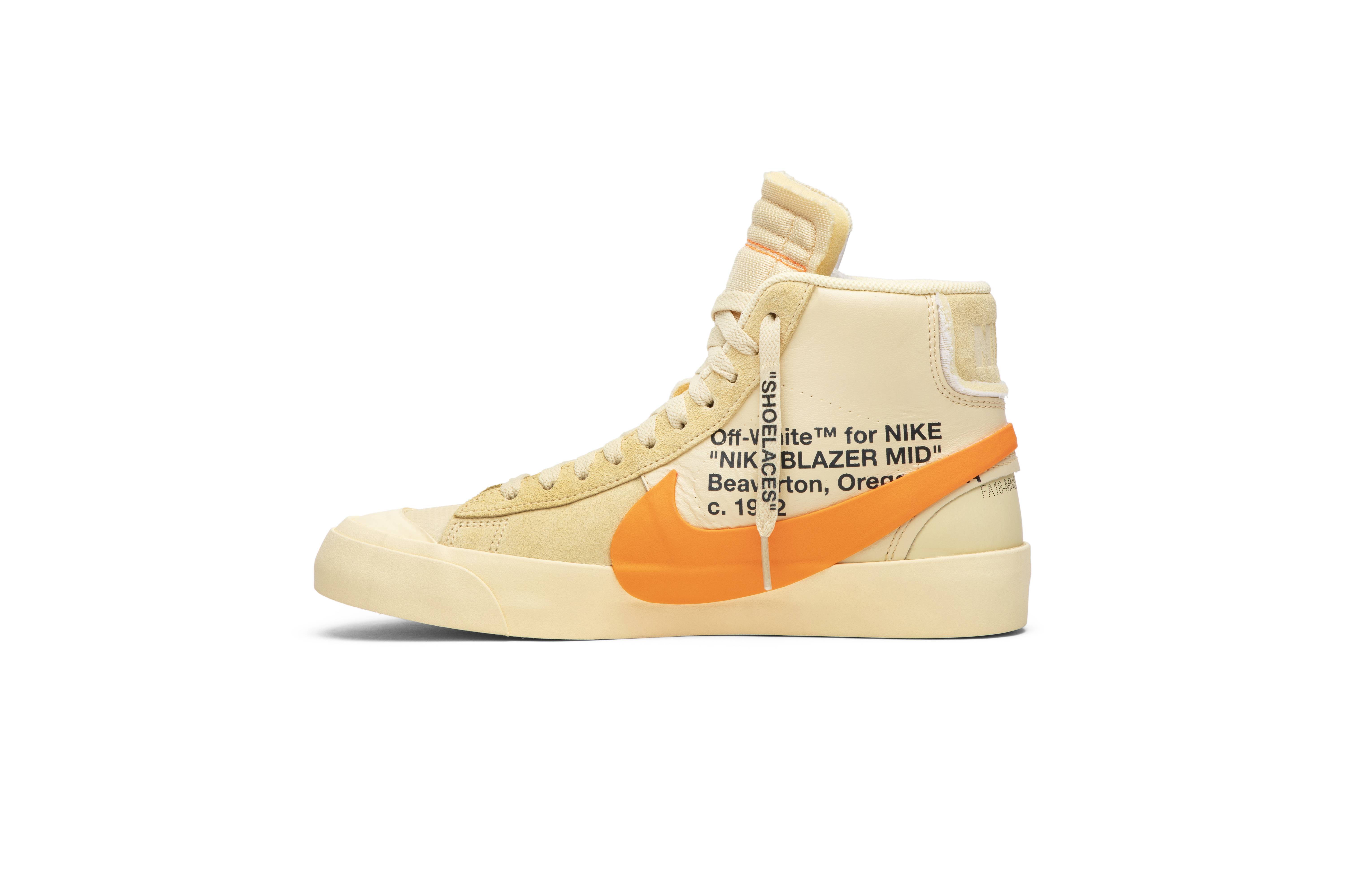 Off-White x Nike Blazer Mid All Hallows Eve AA3832-700 Nicesnk