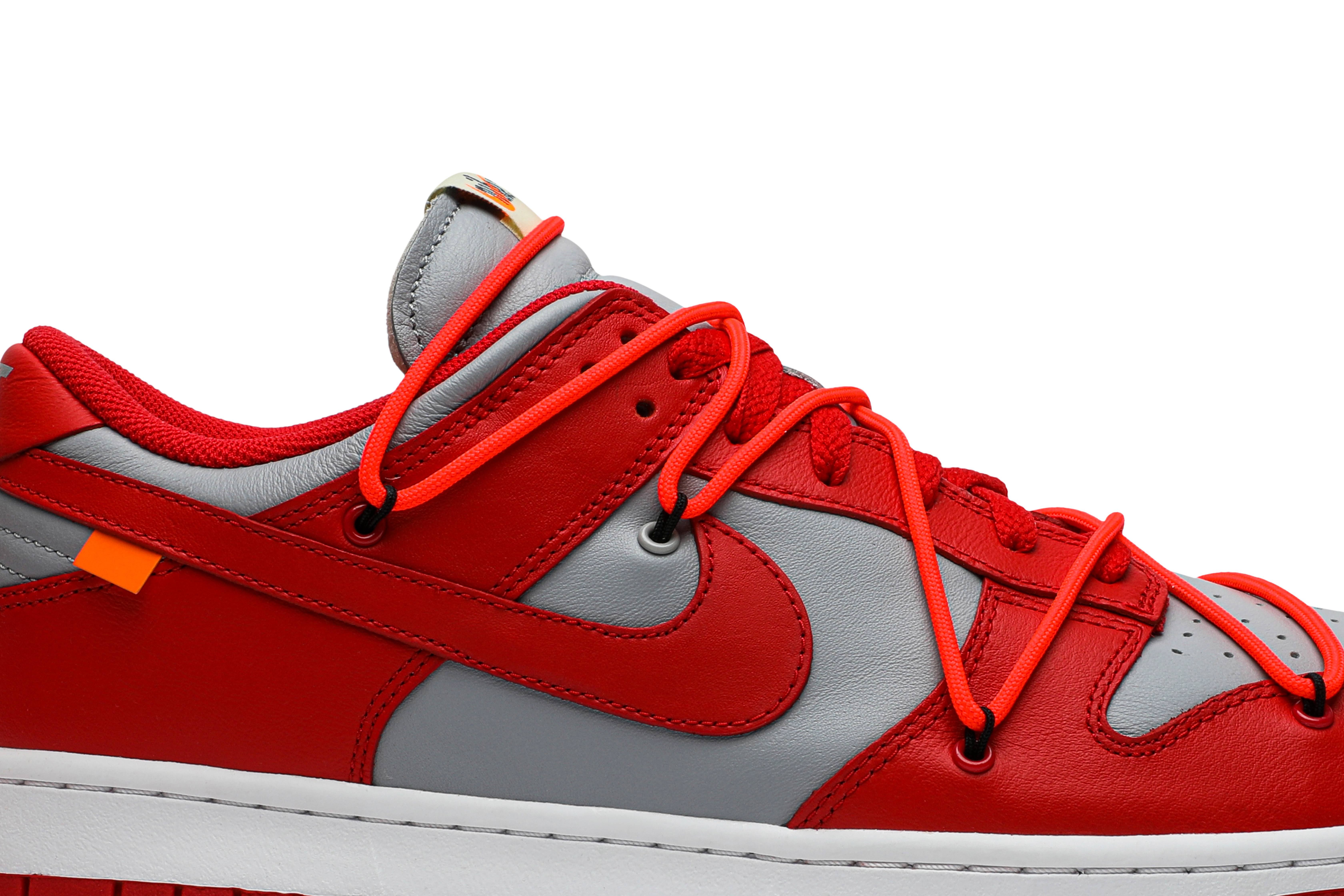 Off-White x Nike Dunk Low University Red  CT0856-600 Nicesnk