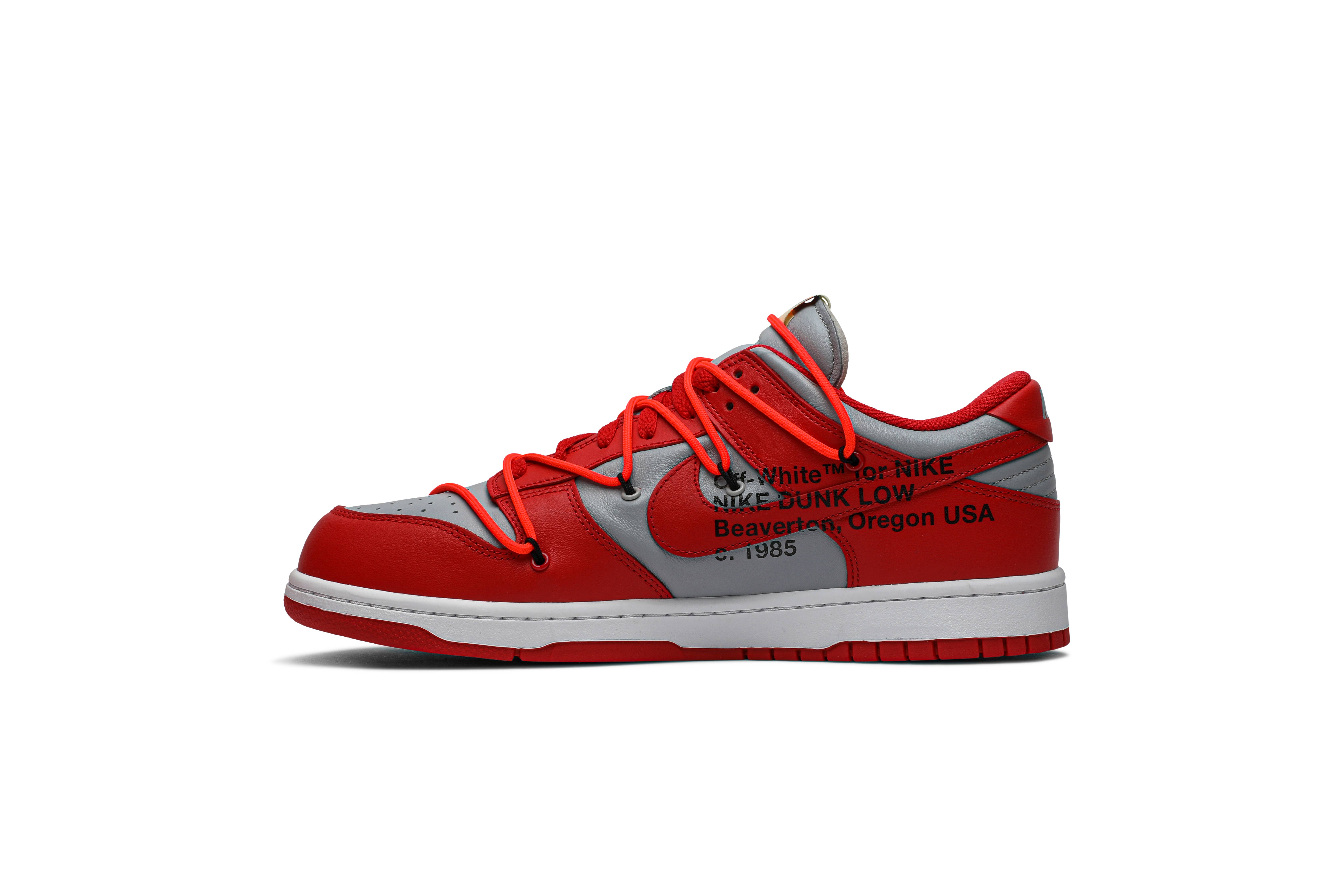 Off-White x Nike Dunk Low University Red  CT0856-600 Nicesnk