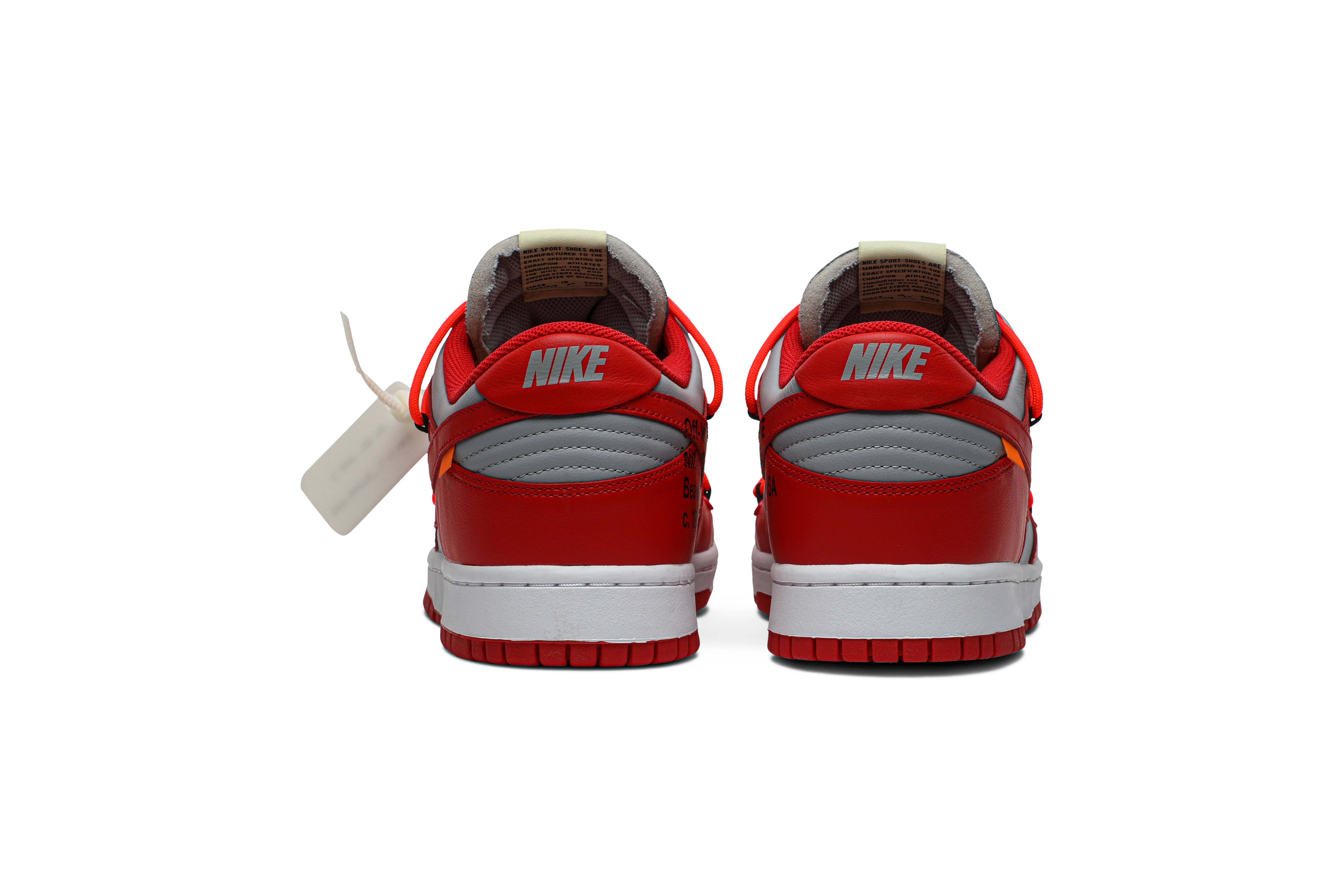 Off-White x Nike Dunk Low University Red  CT0856-600 Nicesnk