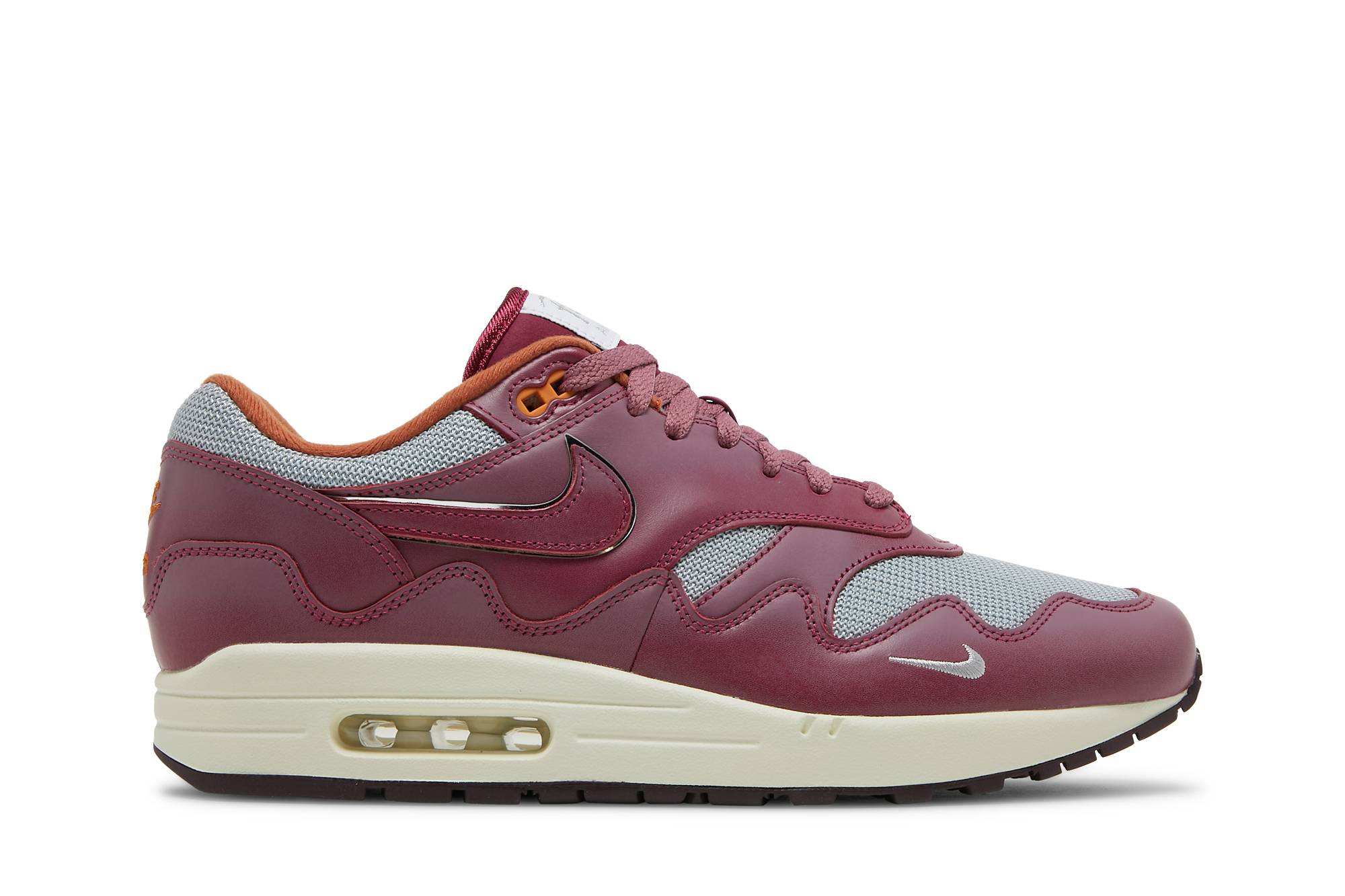 Patta x Nike Air Max 1 Night Maroon (with Bracelet) DO9549-001 Nicesnk