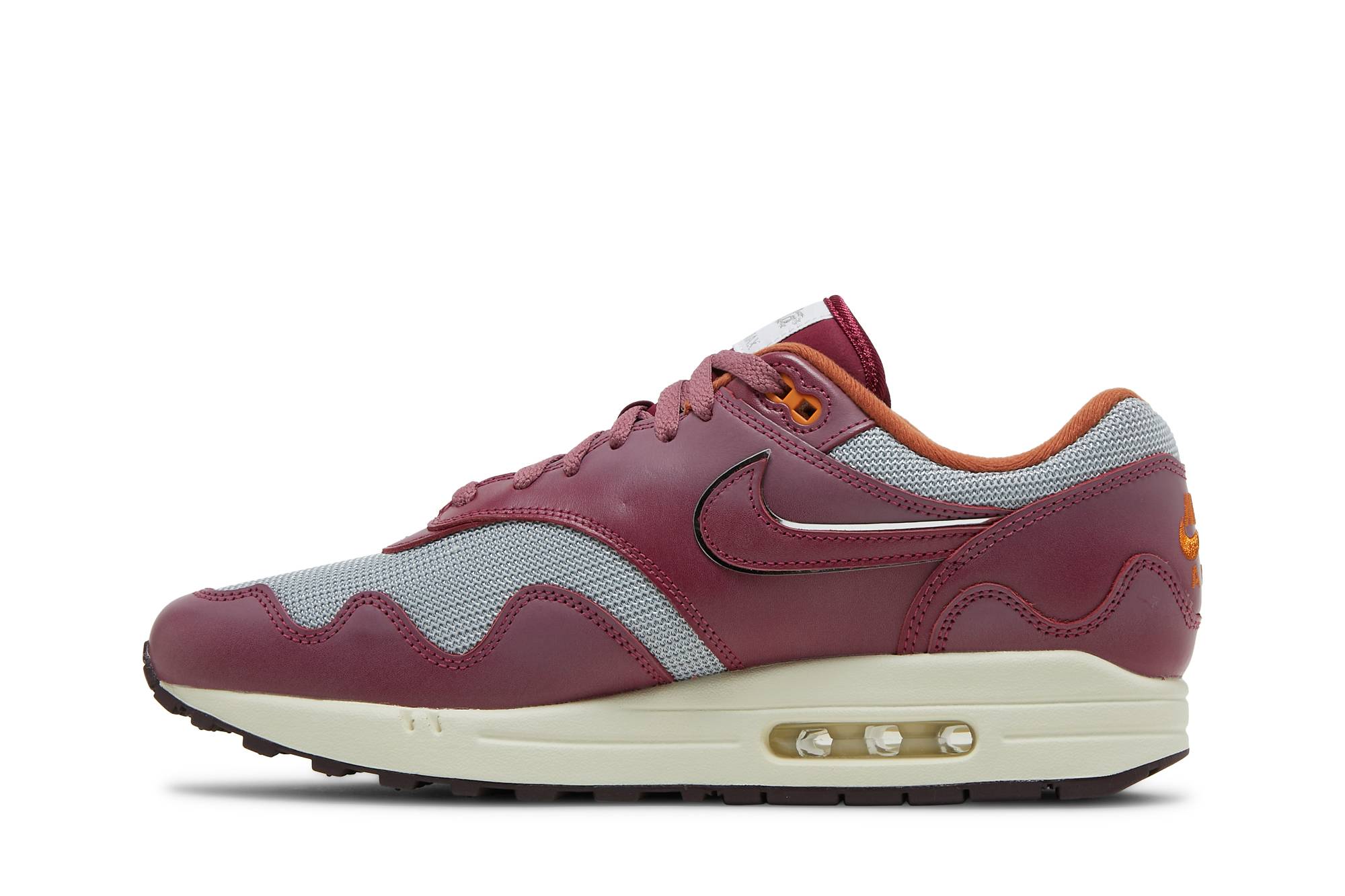 Patta x Nike Air Max 1 Night Maroon (with Bracelet) DO9549-001 Nicesnk
